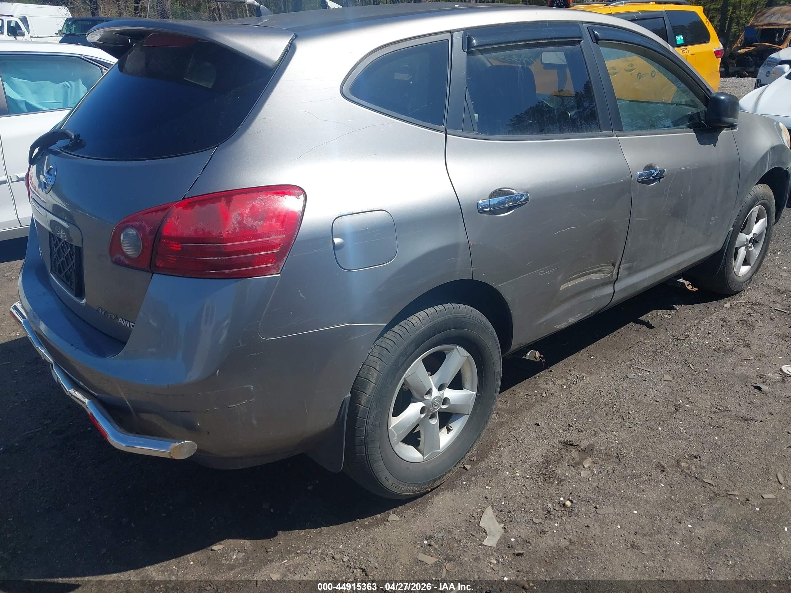 2010 Nissan Rogue S Gray vin: JN8AS5MV4AW612612