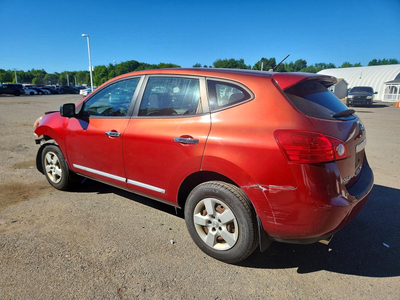 2011 Nissan Rogue S Burgundy vin: JN8AS5MV4BW254767