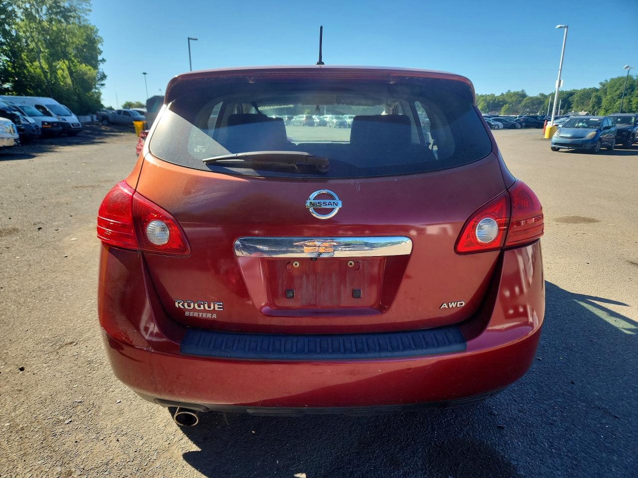 2011 Nissan Rogue S Burgundy vin: JN8AS5MV4BW254767
