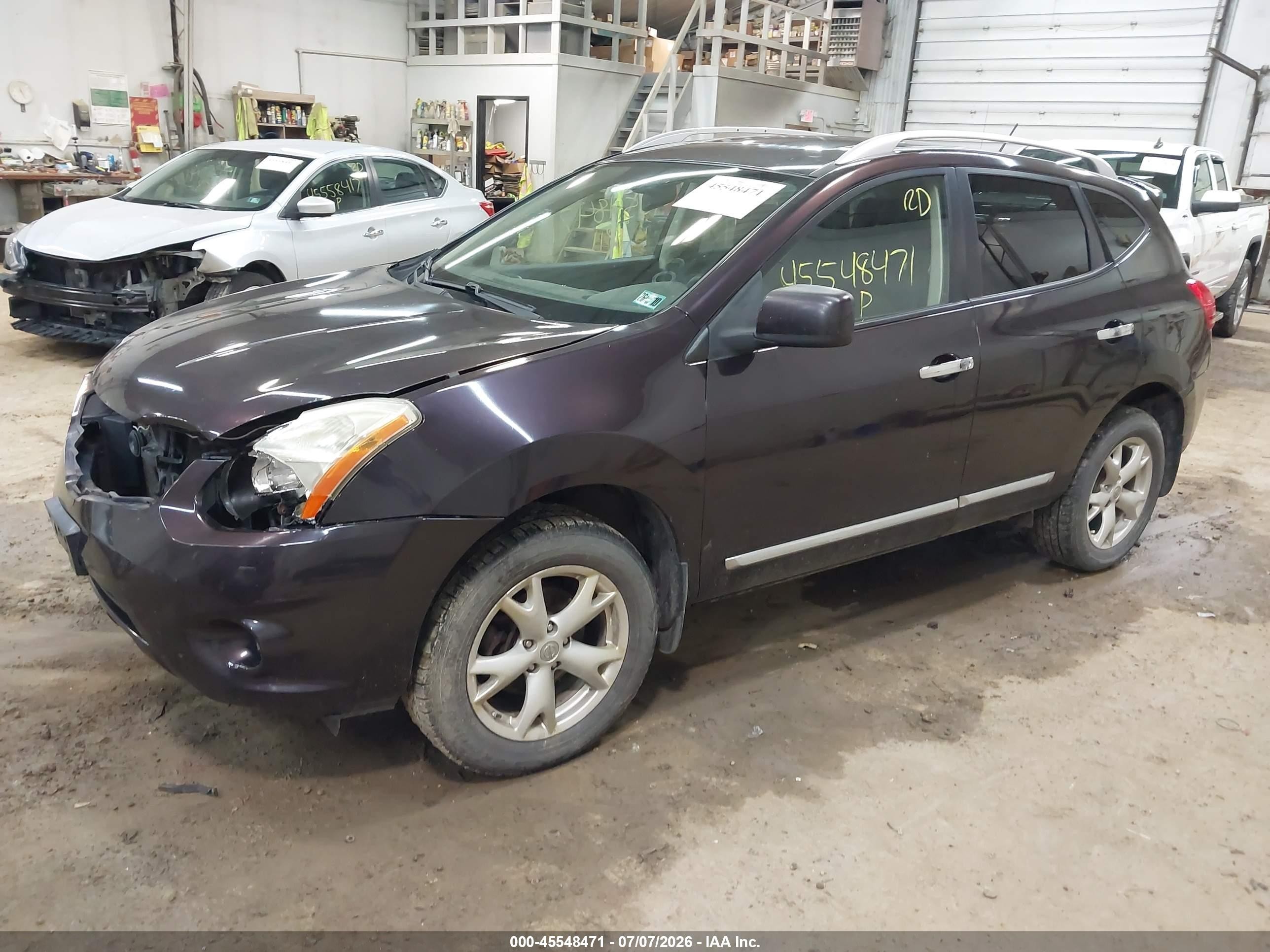 2011 Nissan Rogue Sv Black vin: JN8AS5MV4BW257054