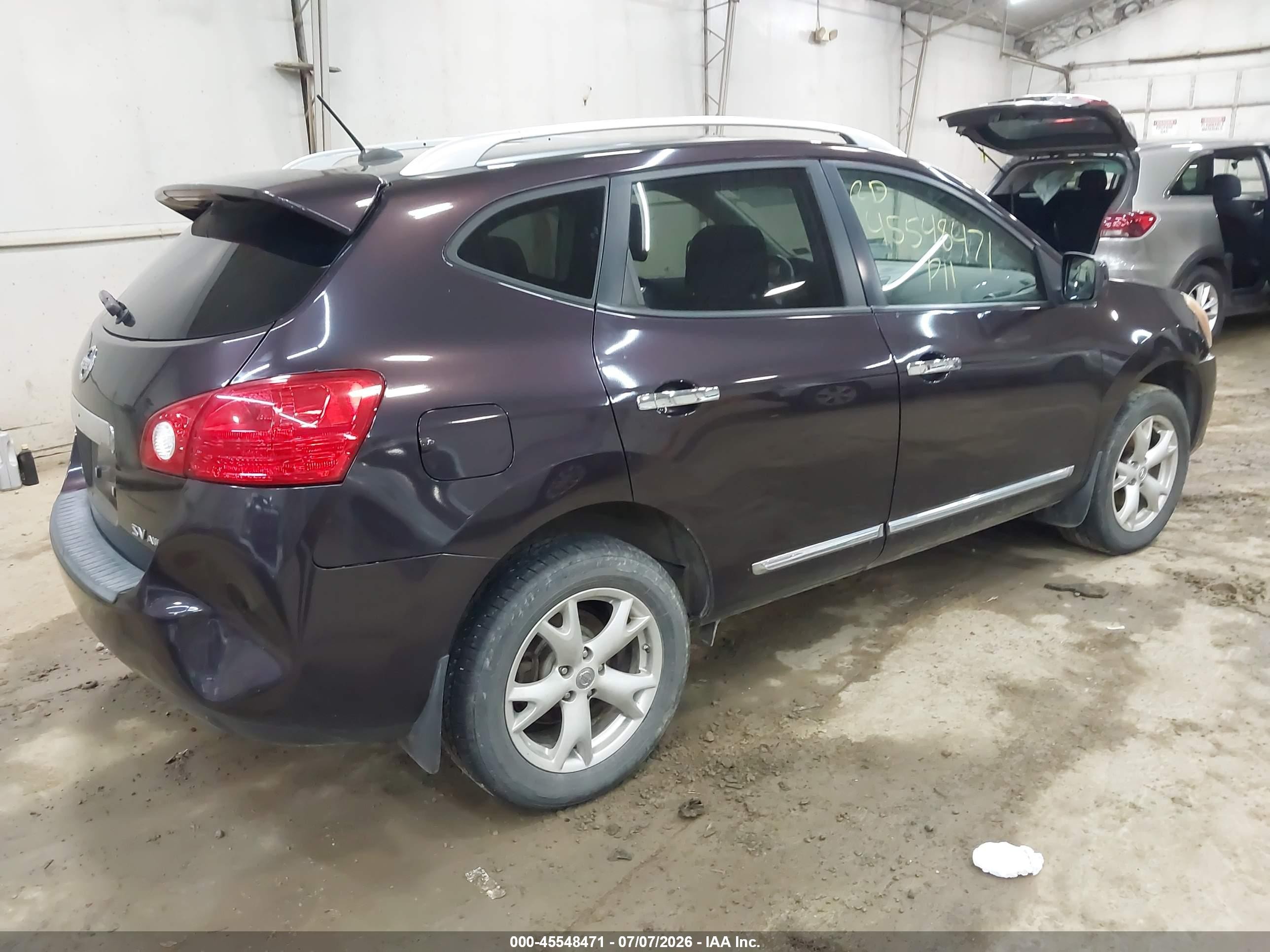 2011 Nissan Rogue Sv Black vin: JN8AS5MV4BW257054