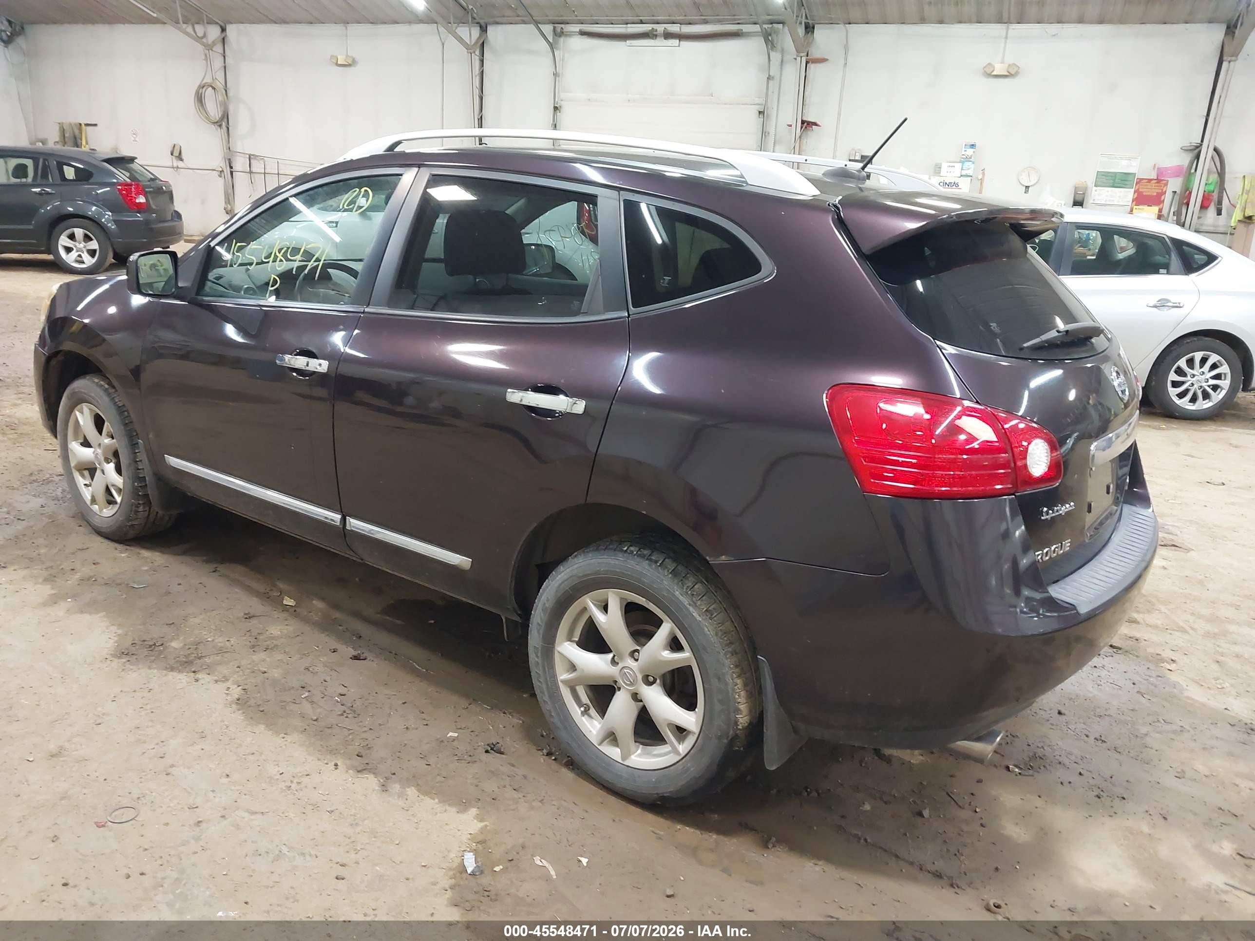 2011 Nissan Rogue Sv Black vin: JN8AS5MV4BW257054