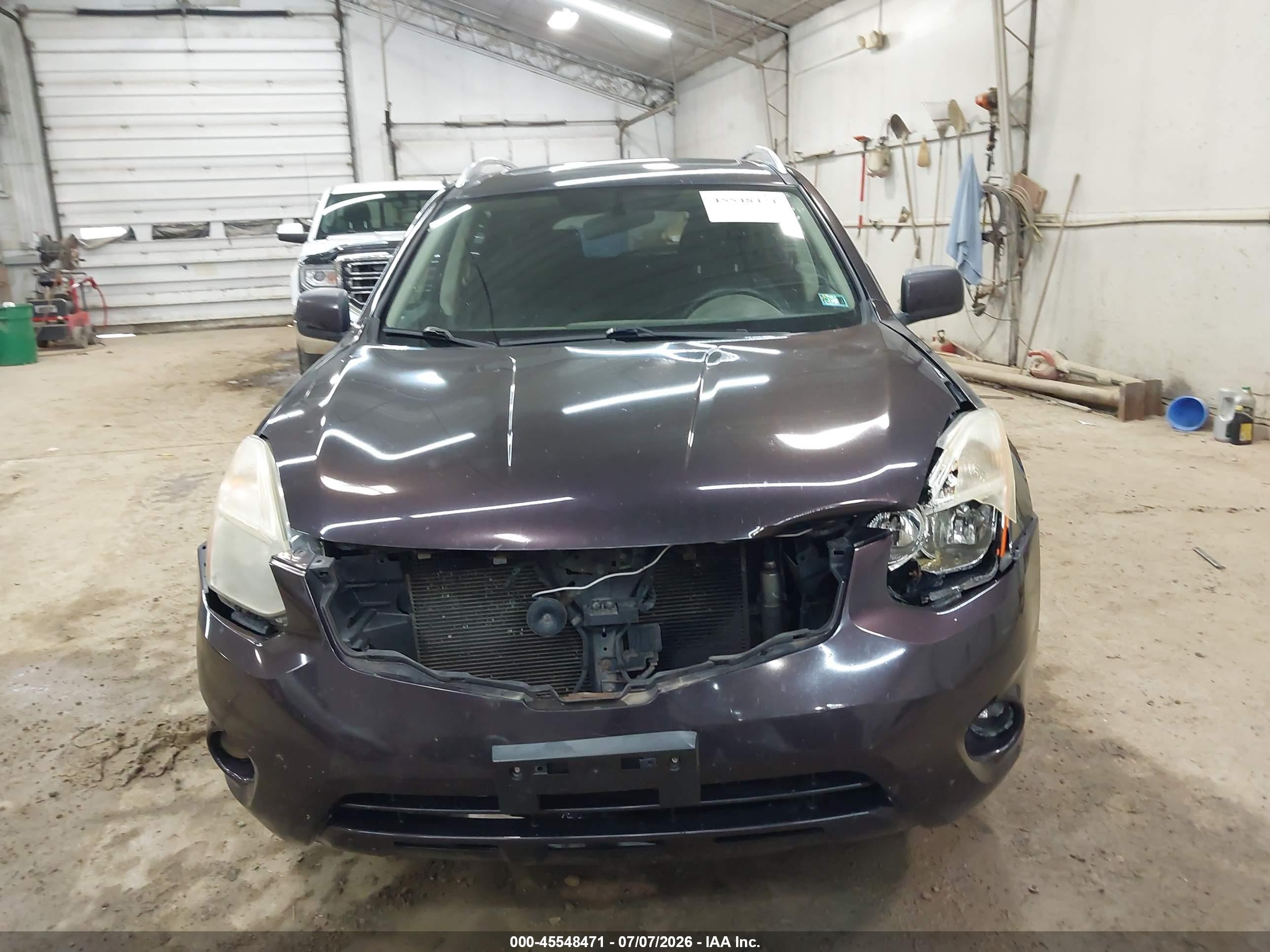 2011 Nissan Rogue Sv Black vin: JN8AS5MV4BW257054