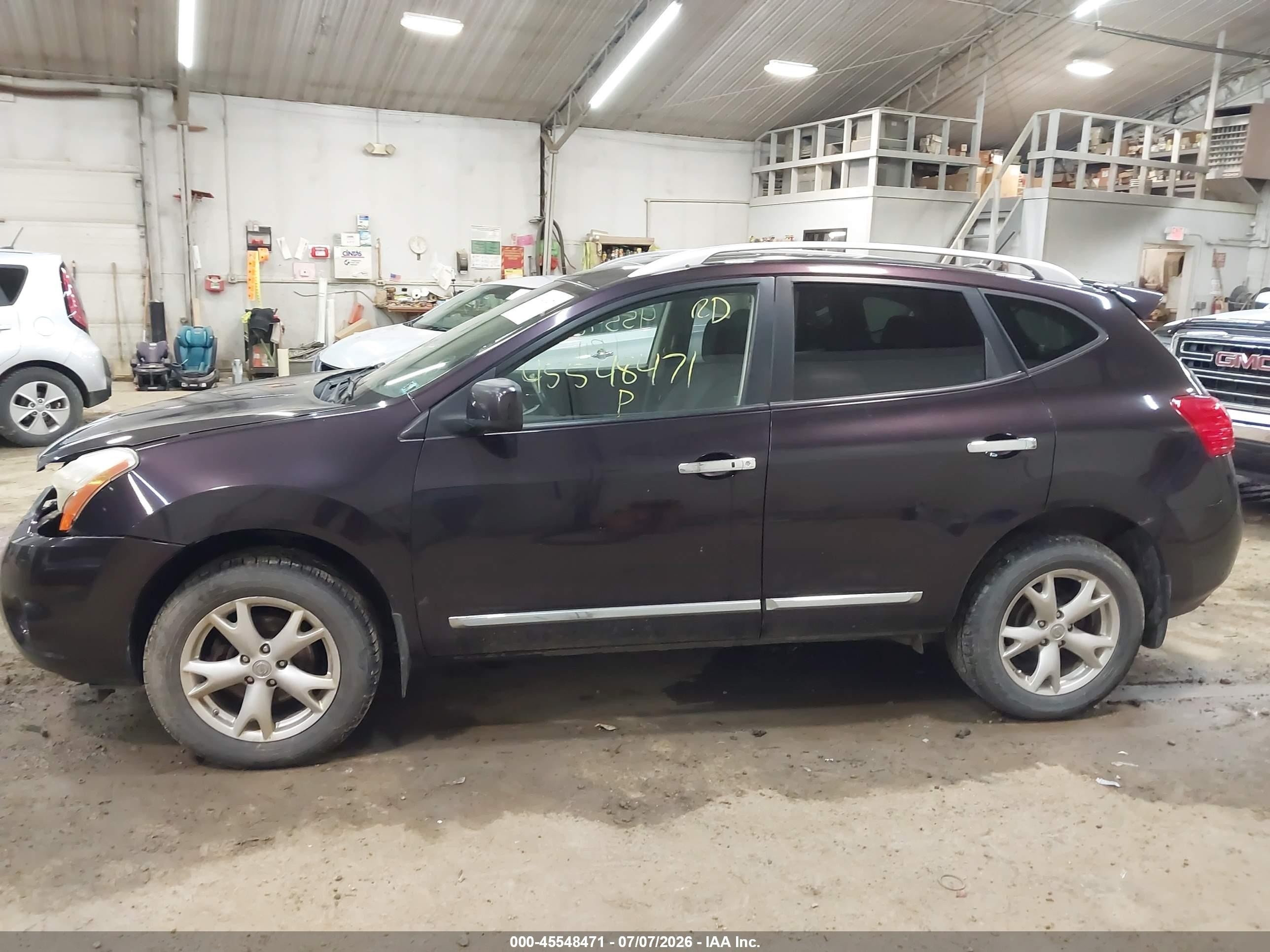 2011 Nissan Rogue Sv Black vin: JN8AS5MV4BW257054