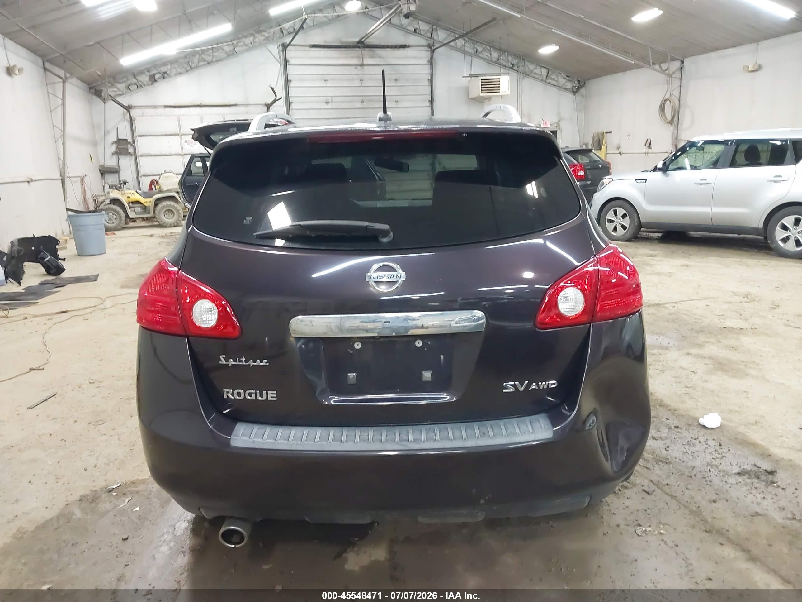 2011 Nissan Rogue Sv Black vin: JN8AS5MV4BW257054