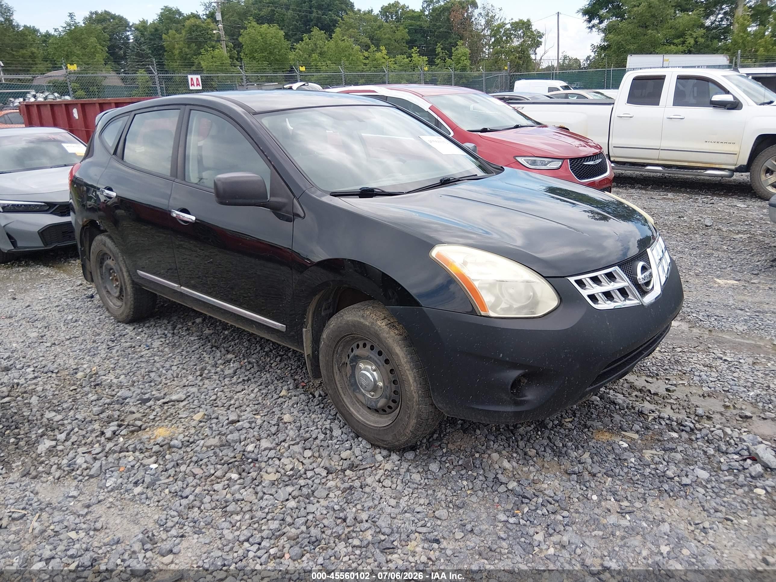 2011 Nissan Rogue S Черный vin: JN8AS5MV4BW257765