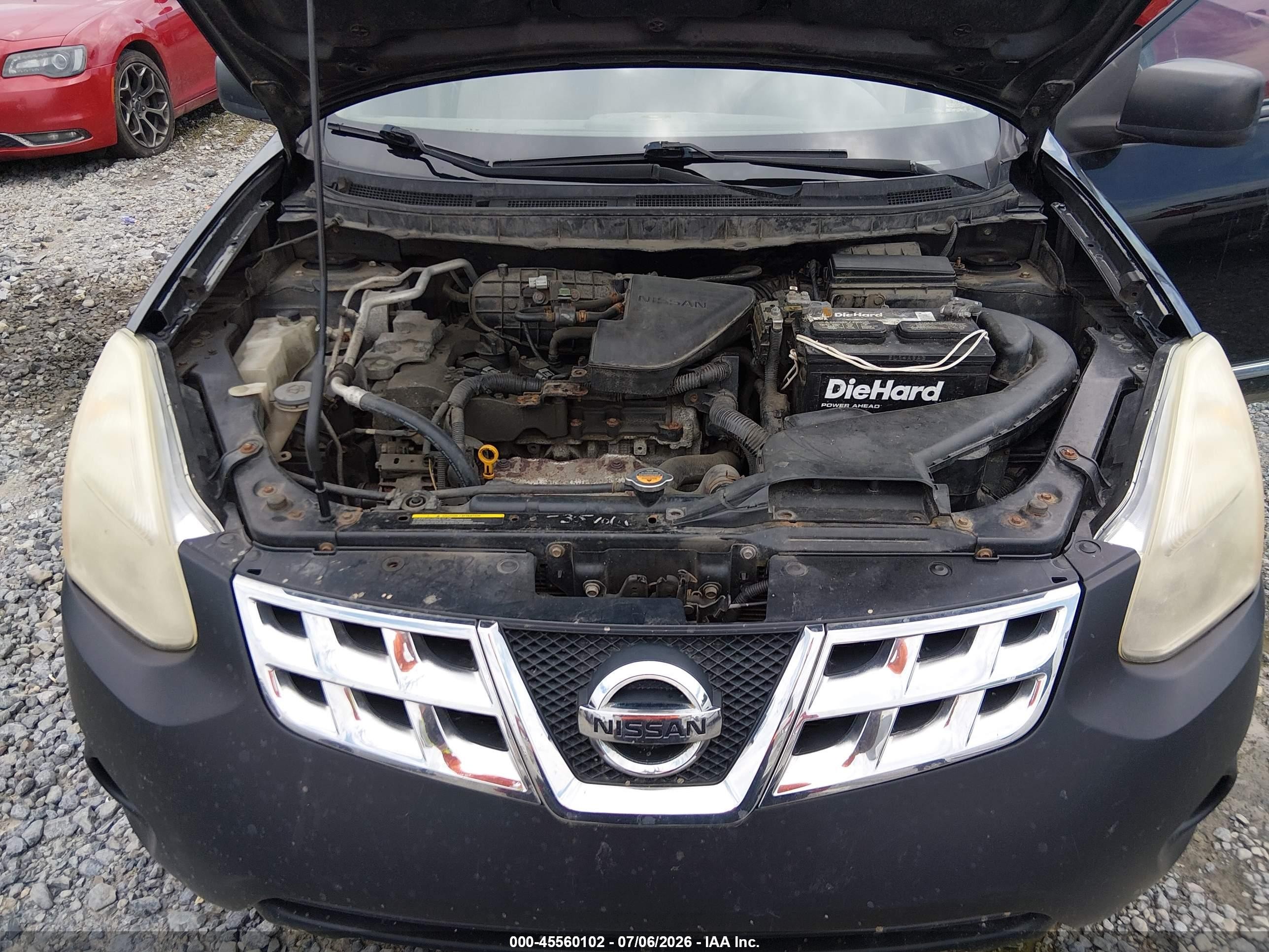 2011 Nissan Rogue S Черный vin: JN8AS5MV4BW257765