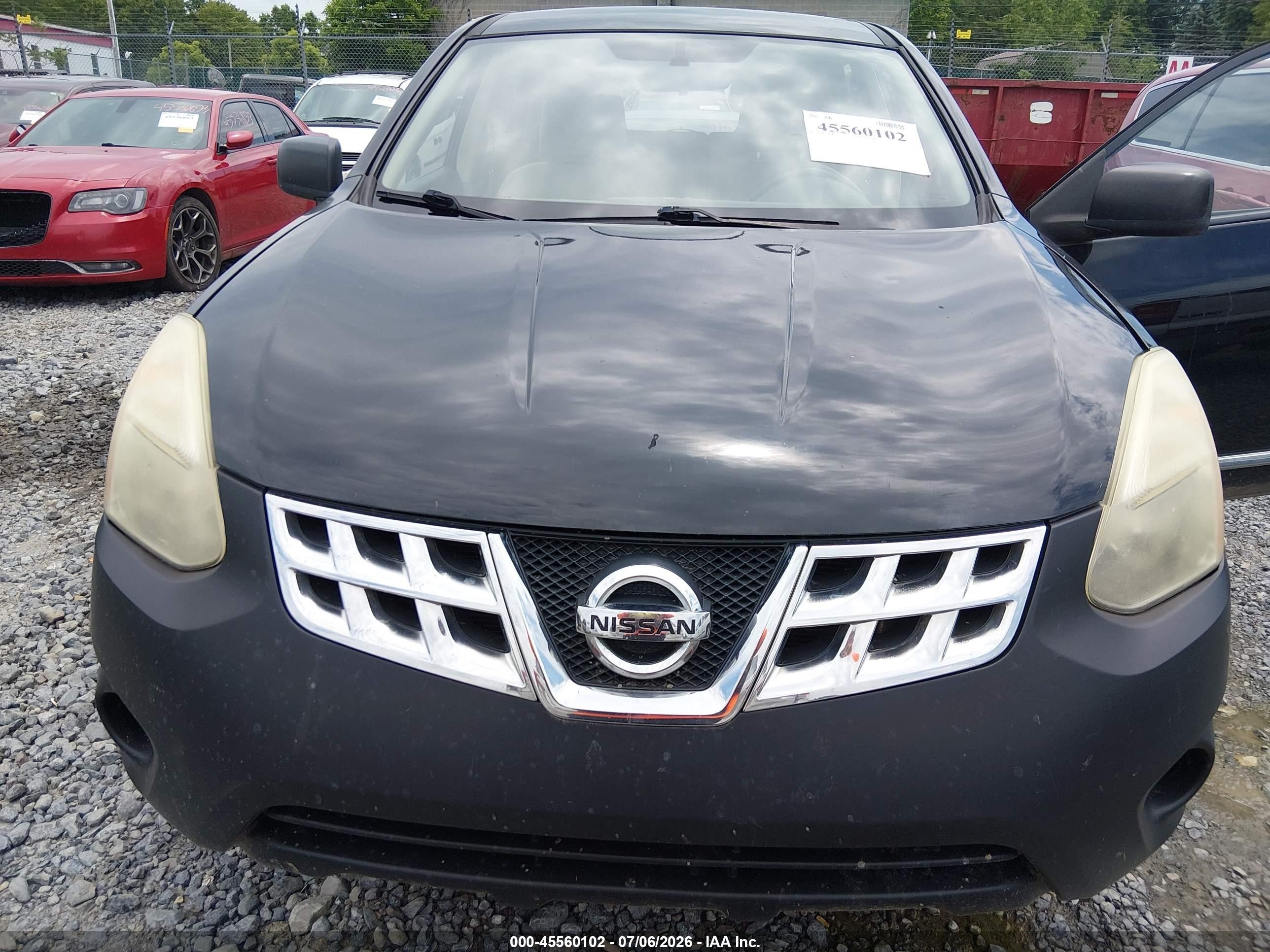 2011 Nissan Rogue S Черный vin: JN8AS5MV4BW257765