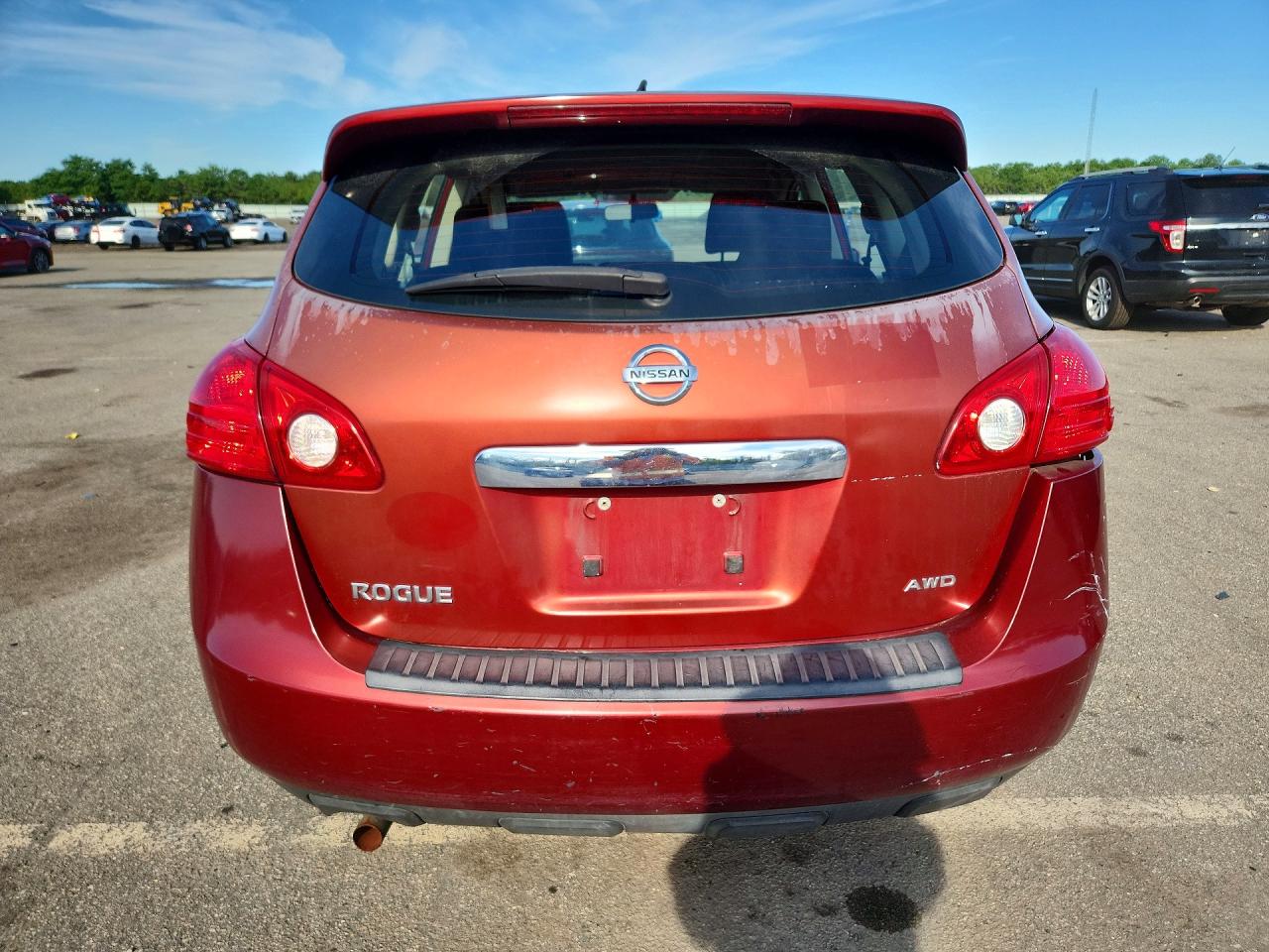 2011 Nissan Rogue S Красный vin: JN8AS5MV4BW258382