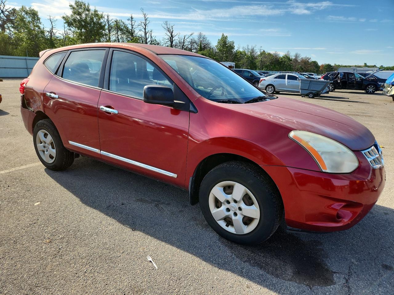 2011 Nissan Rogue S Красный vin: JN8AS5MV4BW258382