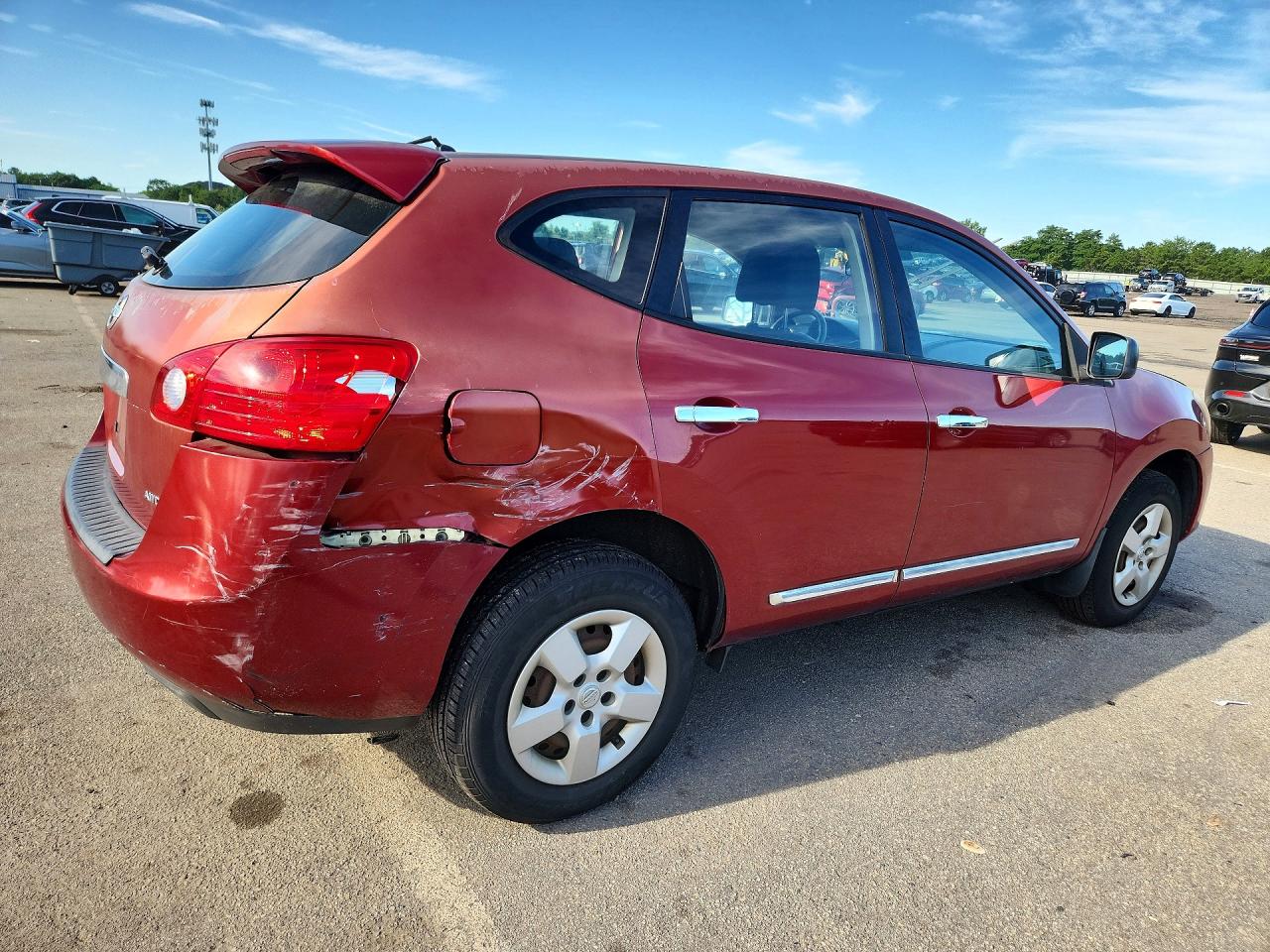2011 Nissan Rogue S Красный vin: JN8AS5MV4BW258382