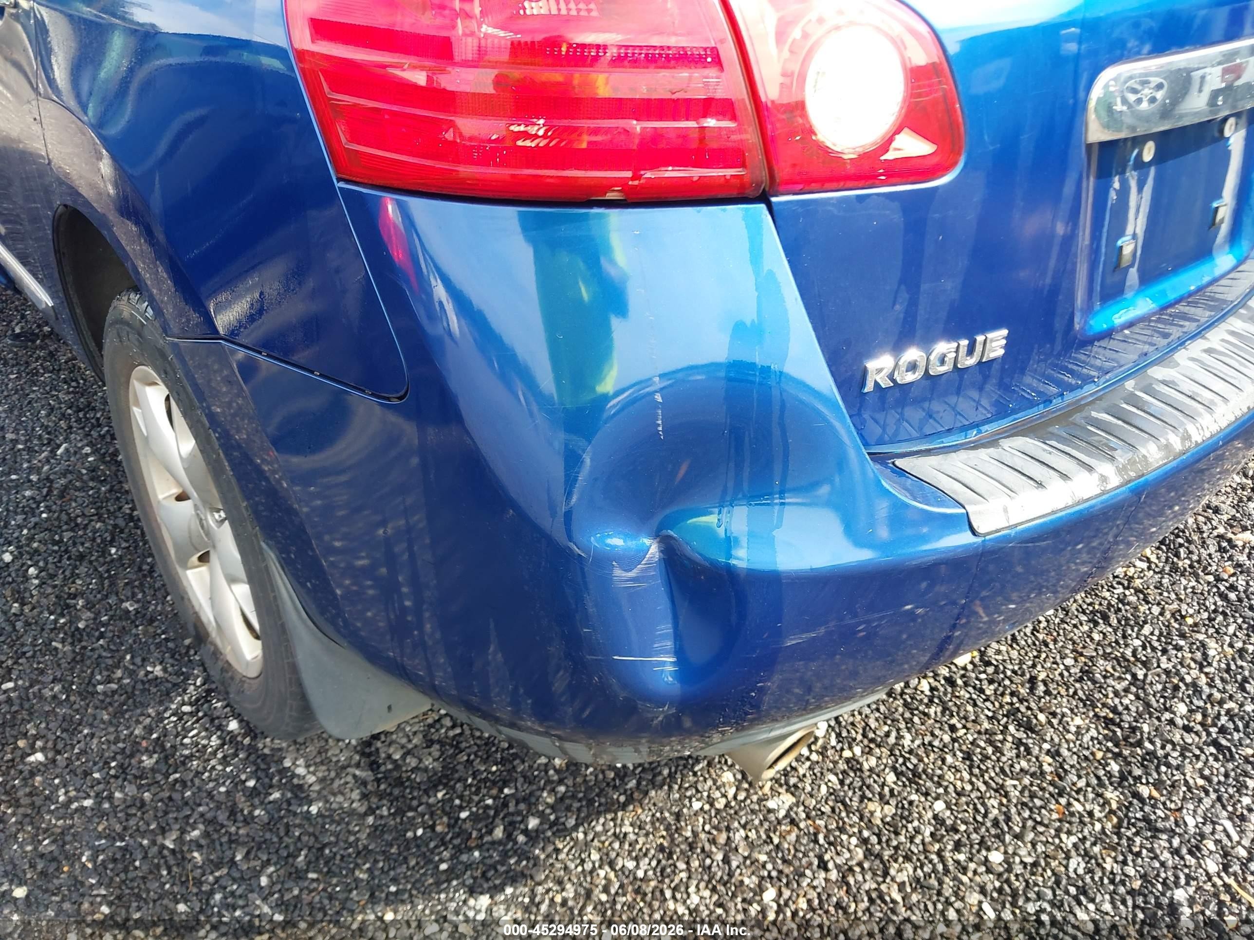 2011 Nissan Rogue Sv Blue vin: JN8AS5MV4BW260746