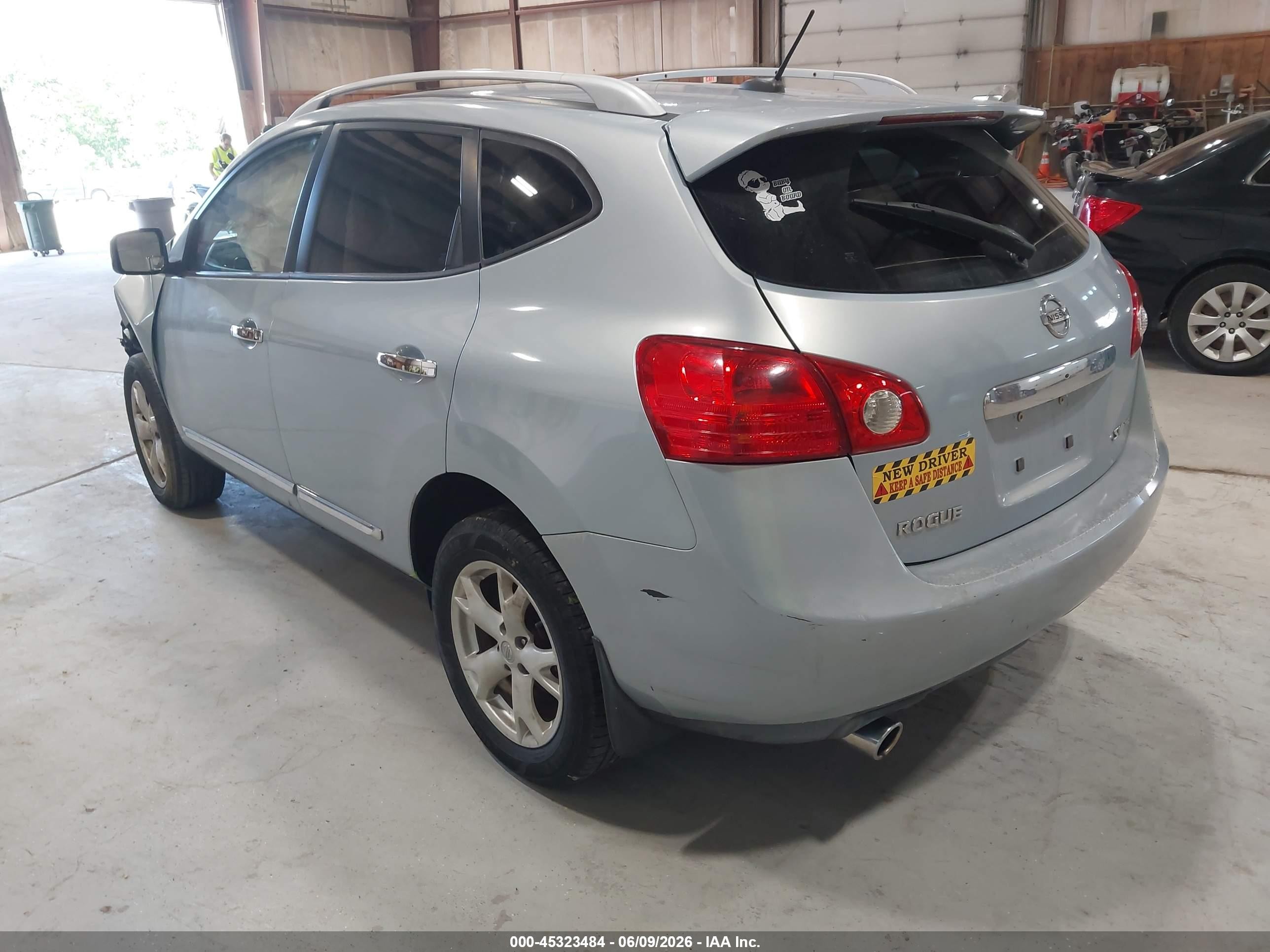 2011 Nissan Rogue Sv Light Blue vin: JN8AS5MV4BW266899