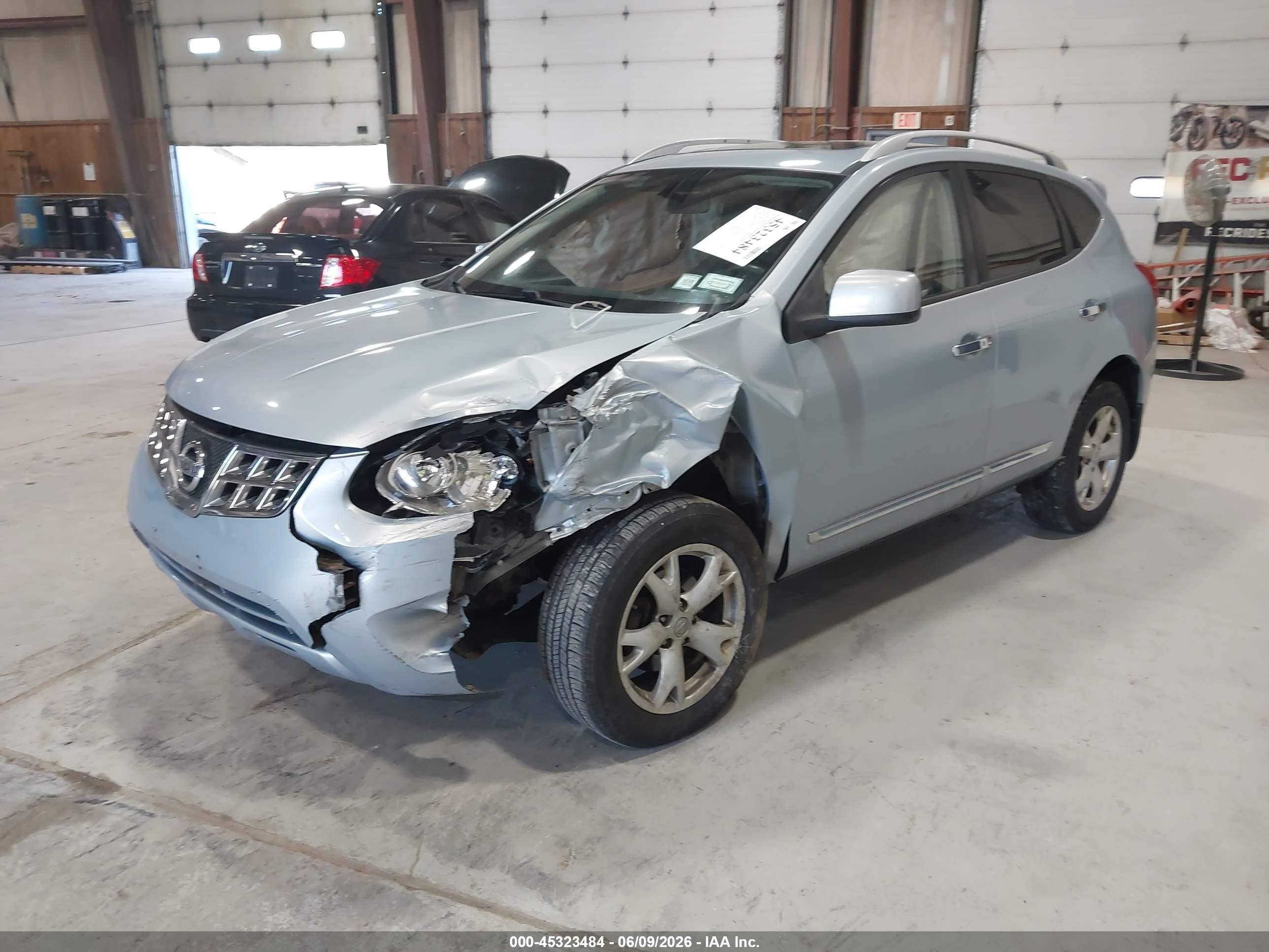 2011 Nissan Rogue Sv Light Blue vin: JN8AS5MV4BW266899