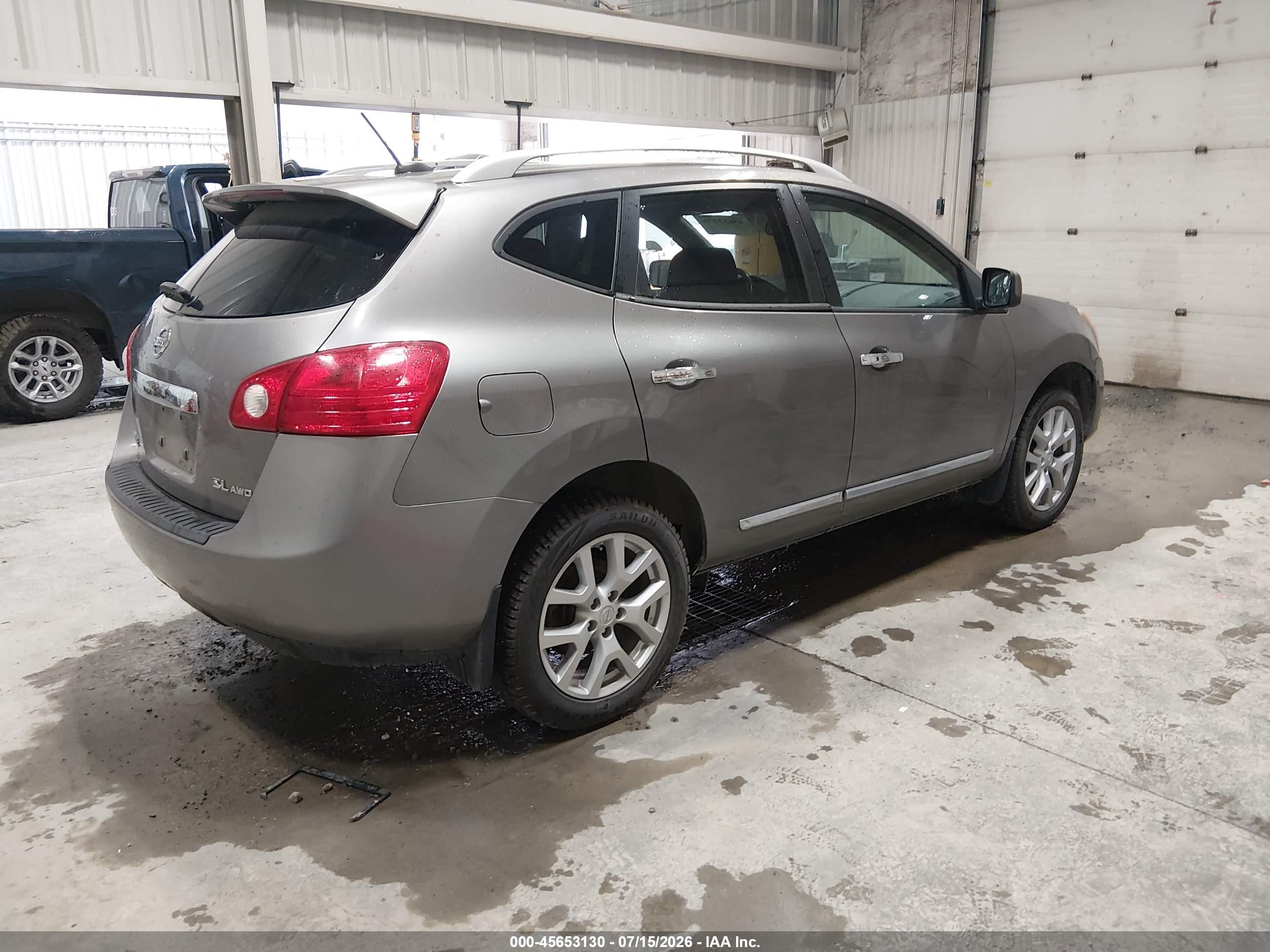 2011 Nissan Rogue Sv Серый vin: JN8AS5MV4BW273352