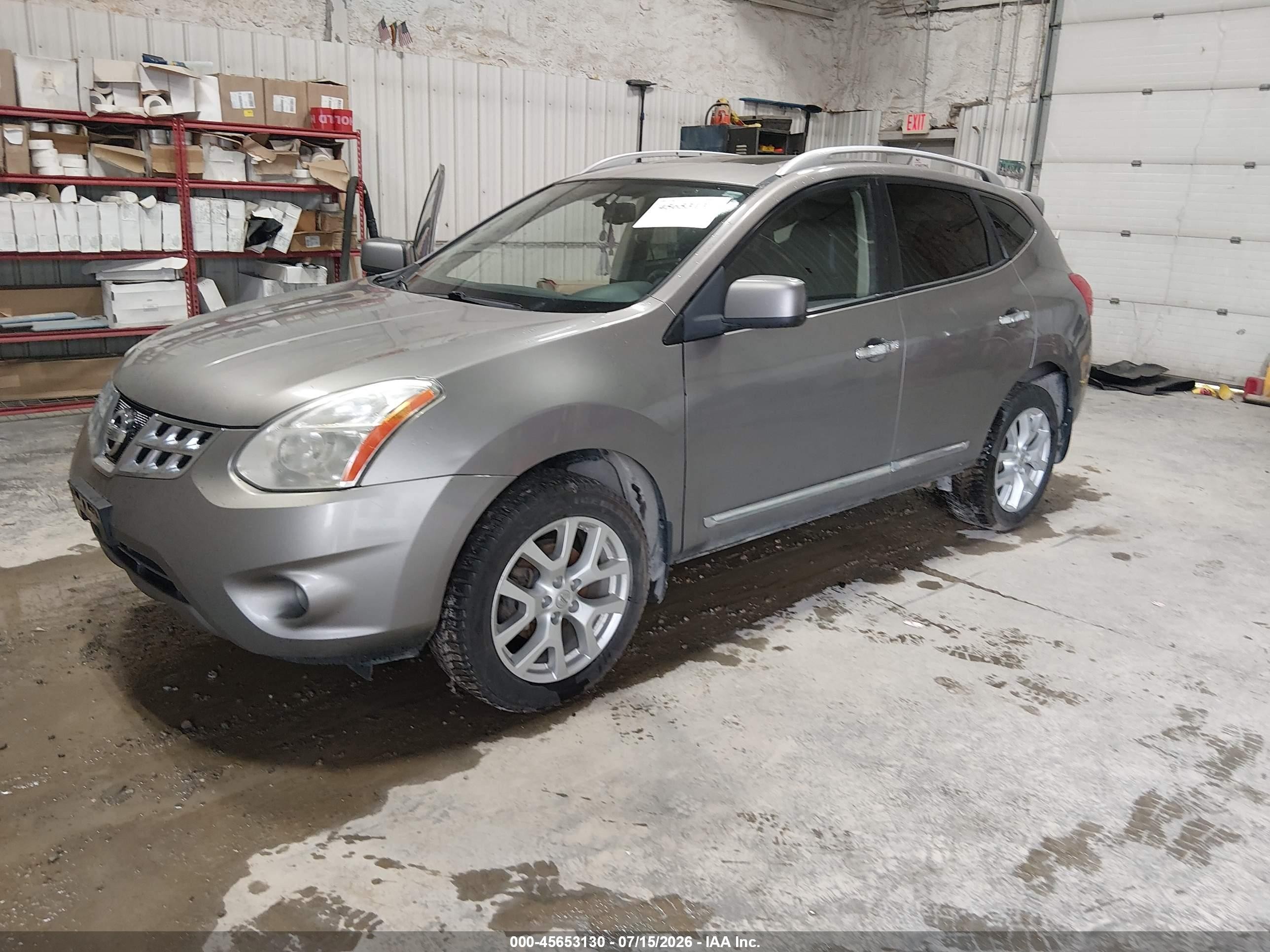 2011 Nissan Rogue Sv Серый vin: JN8AS5MV4BW273352