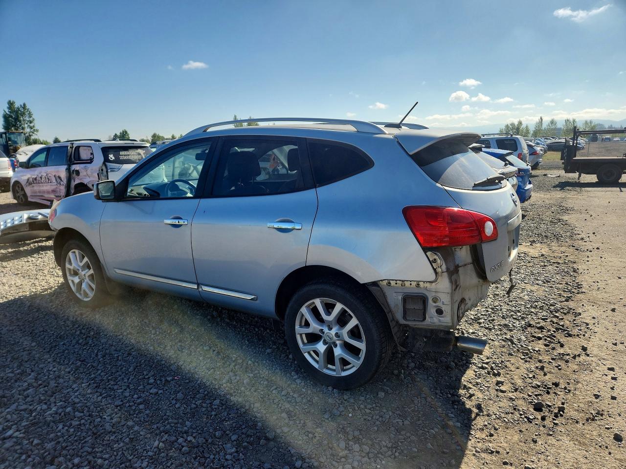2011 Nissan Rogue S Silver vin: JN8AS5MV4BW274226