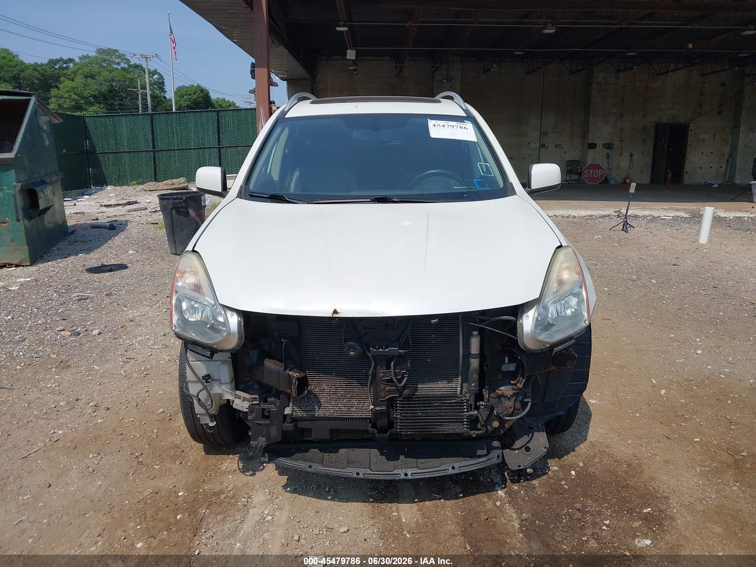 2011 Nissan Rogue Sv White vin: JN8AS5MV4BW287297