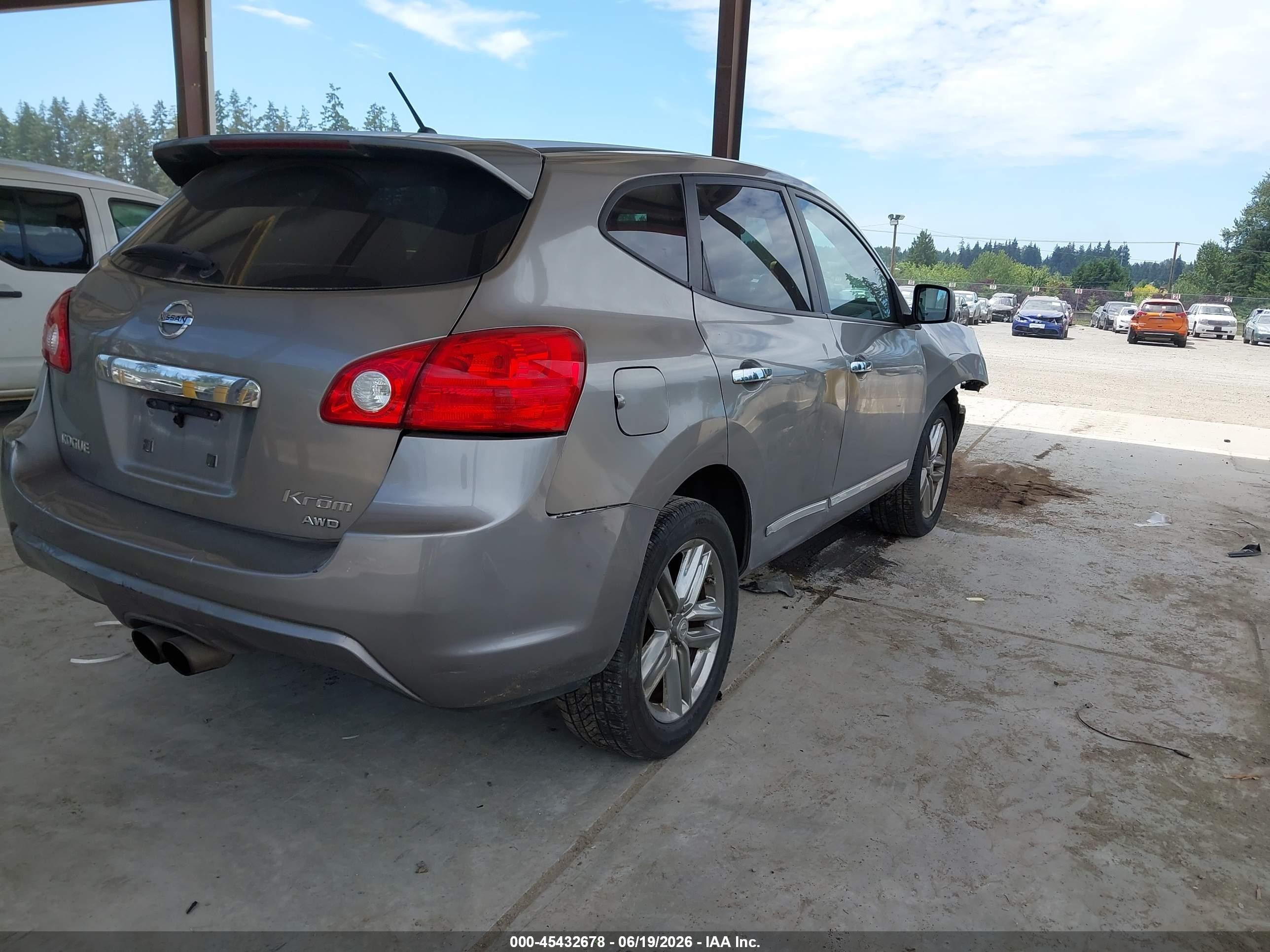 2011 Nissan Rogue S Krom Edition Серебряный vin: JN8AS5MV4BW292130