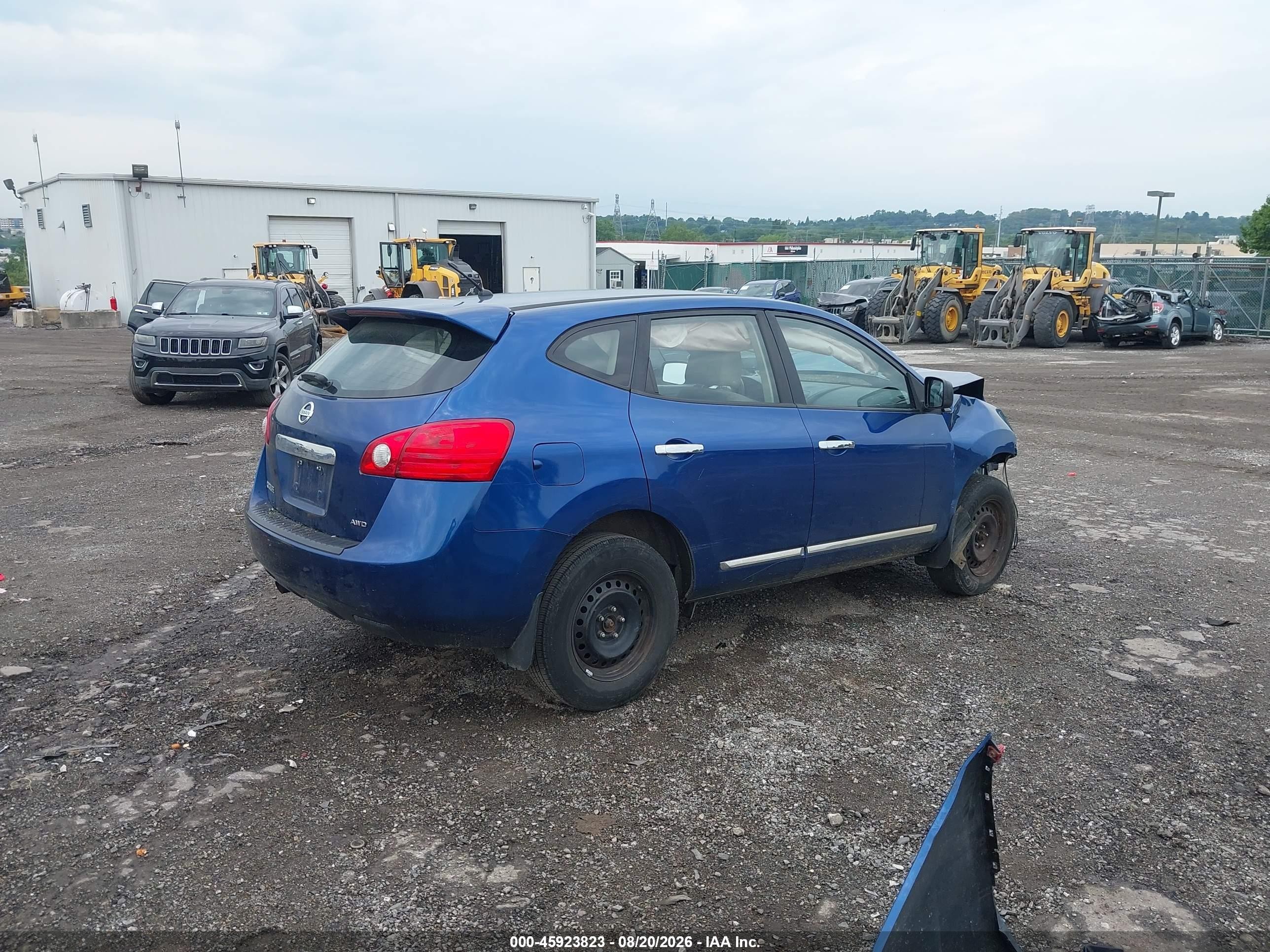 2011 Nissan Rogue S Blue vin: JN8AS5MV4BW306432