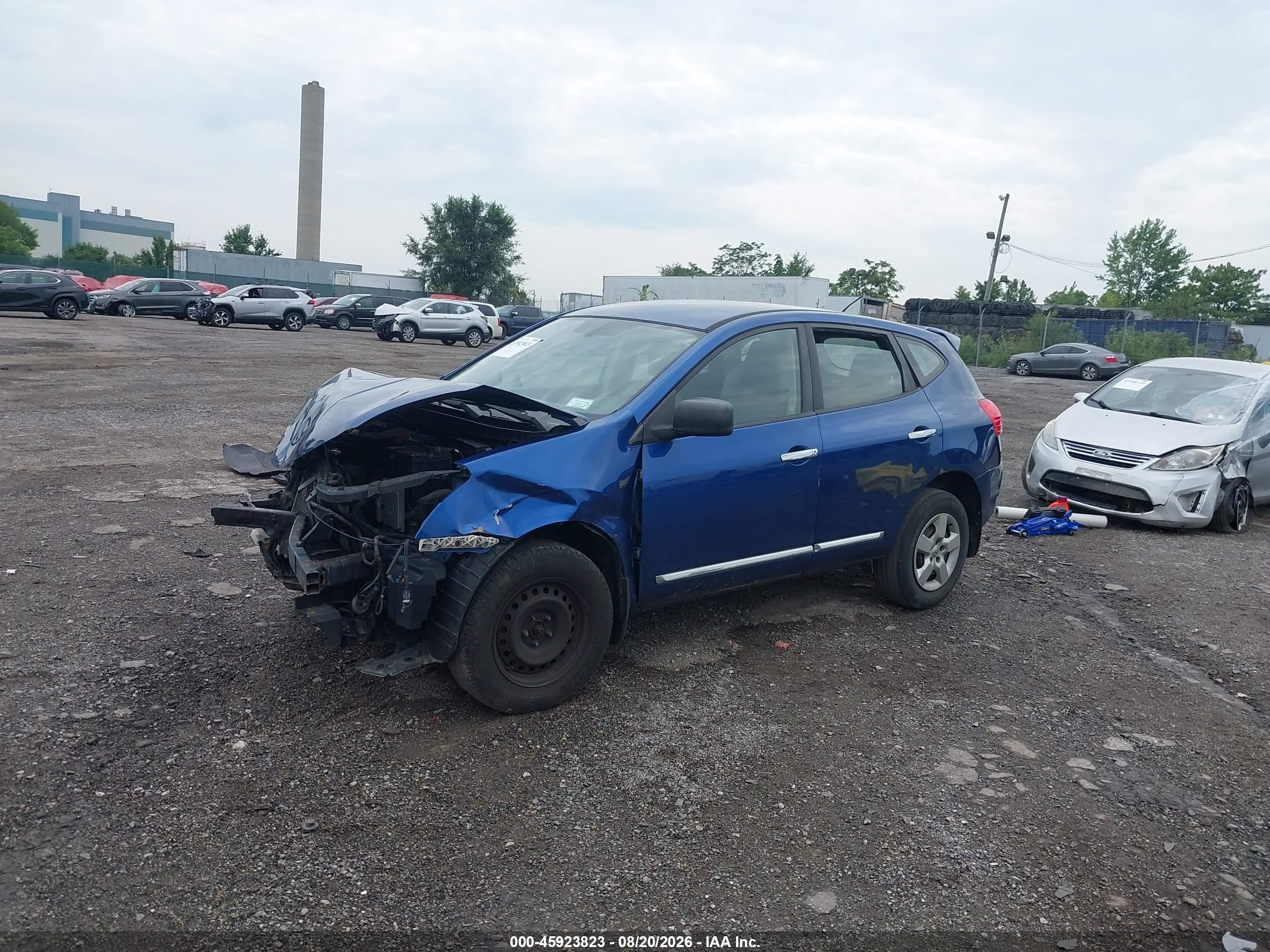 2011 Nissan Rogue S Blue vin: JN8AS5MV4BW306432