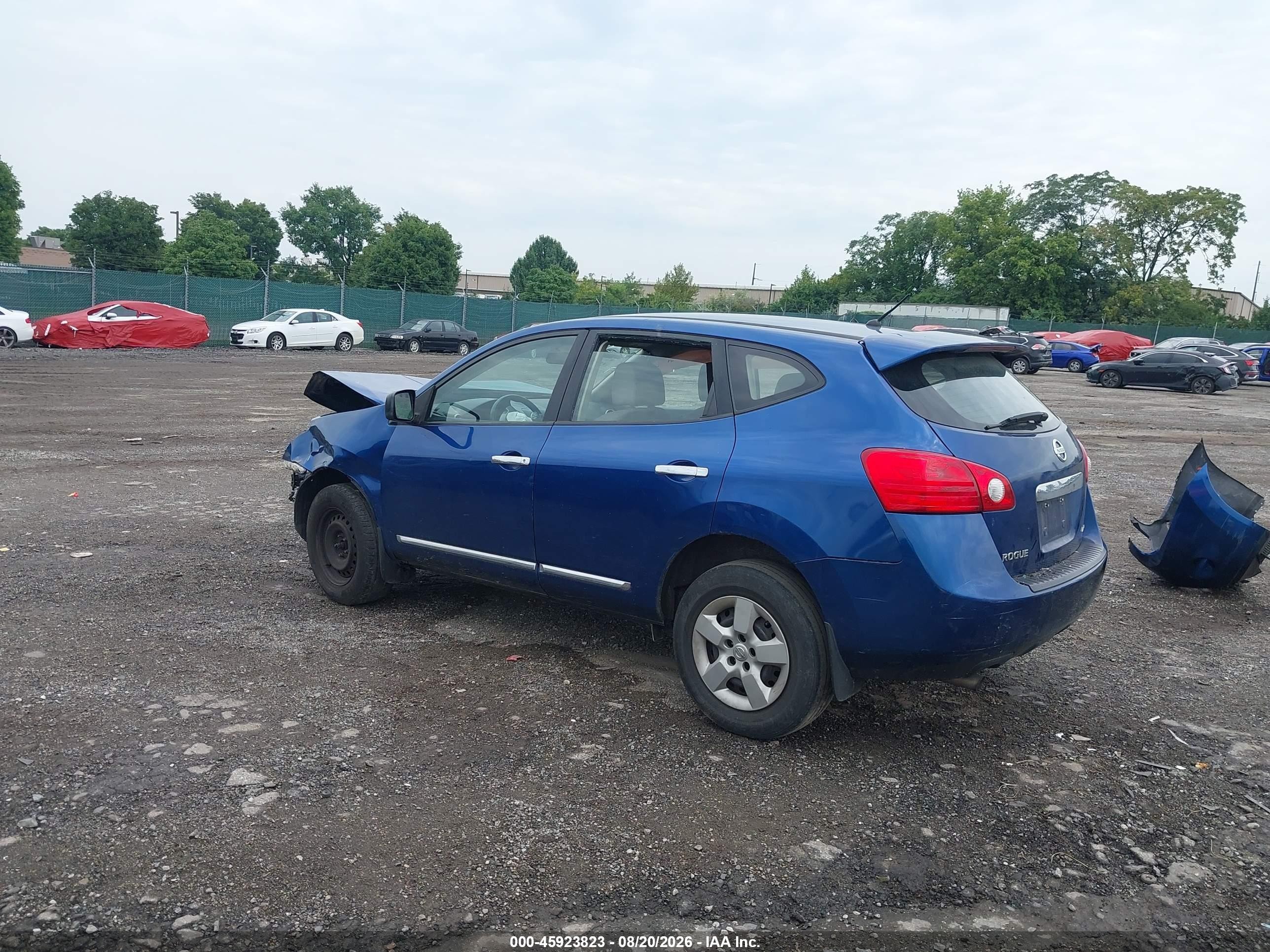 2011 Nissan Rogue S Blue vin: JN8AS5MV4BW306432