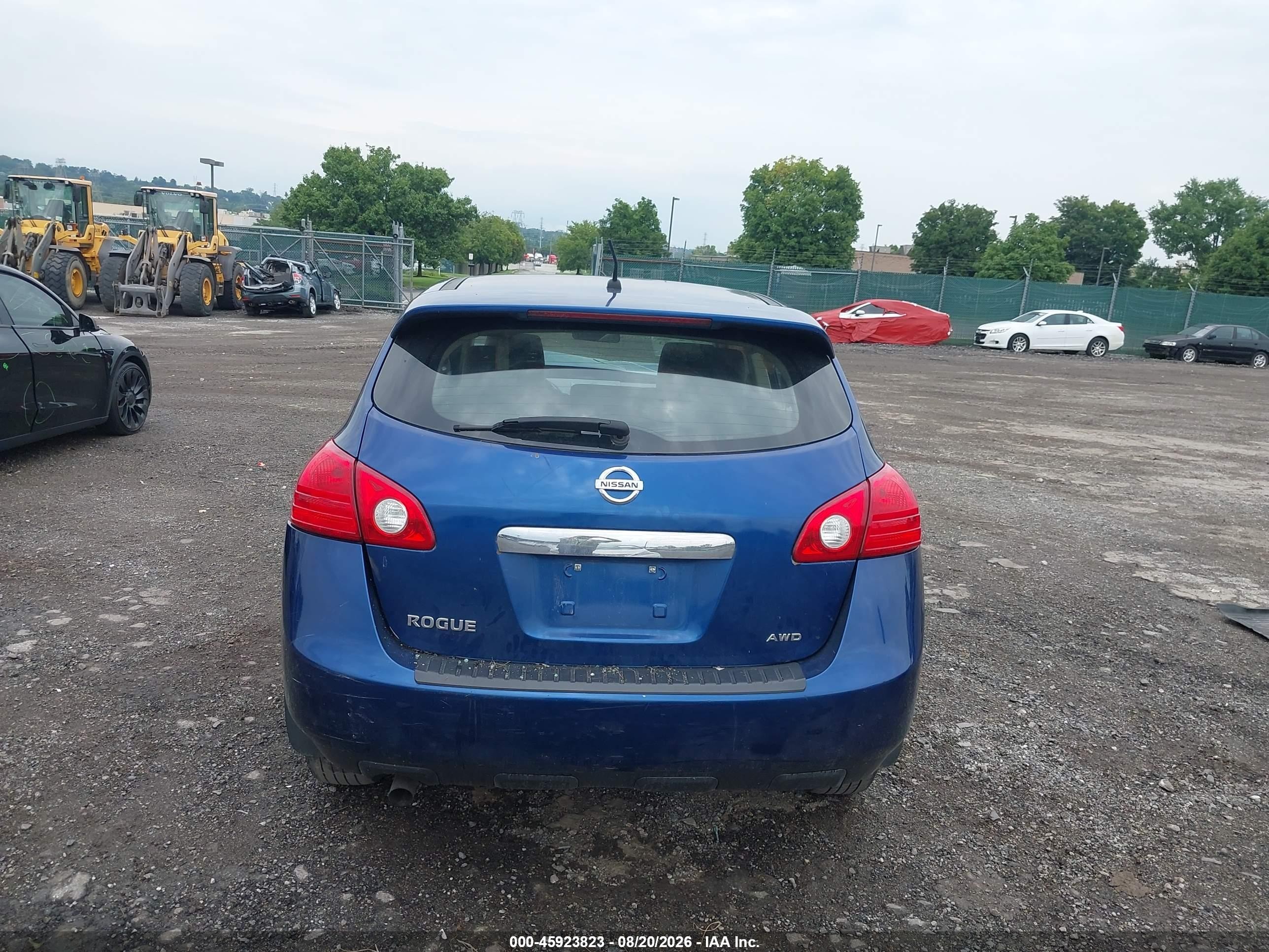 2011 Nissan Rogue S Blue vin: JN8AS5MV4BW306432