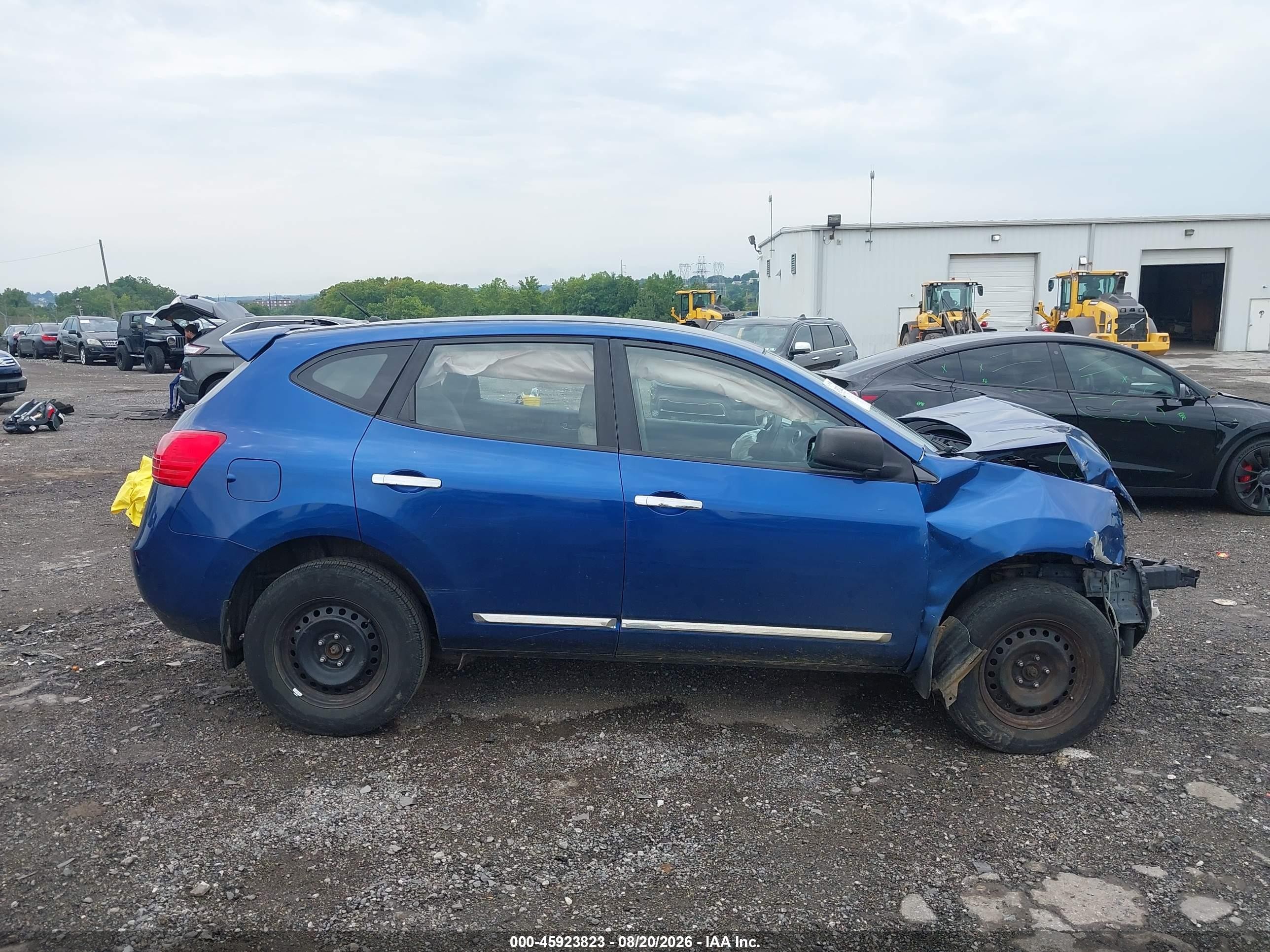 2011 Nissan Rogue S Blue vin: JN8AS5MV4BW306432