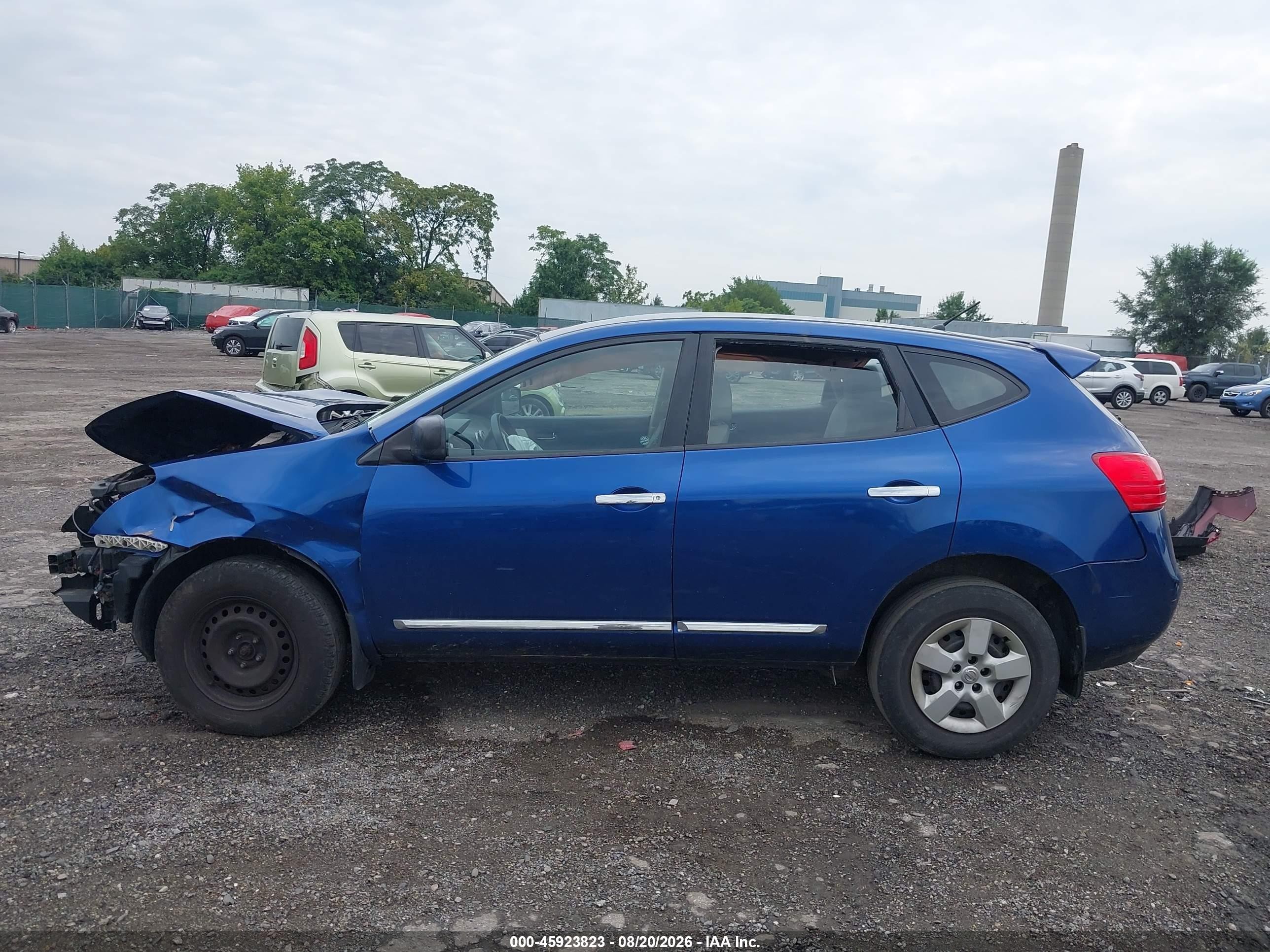 2011 Nissan Rogue S Blue vin: JN8AS5MV4BW306432