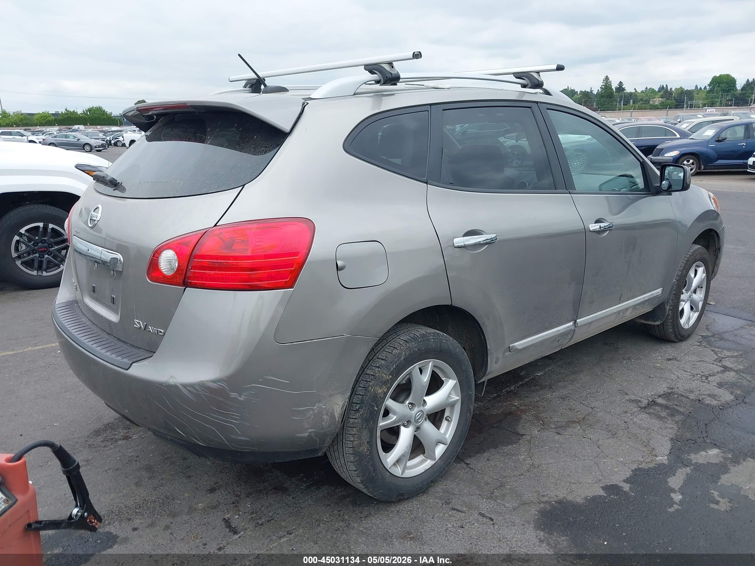 2011 Nissan Rogue Sv Серый vin: JN8AS5MV4BW309119