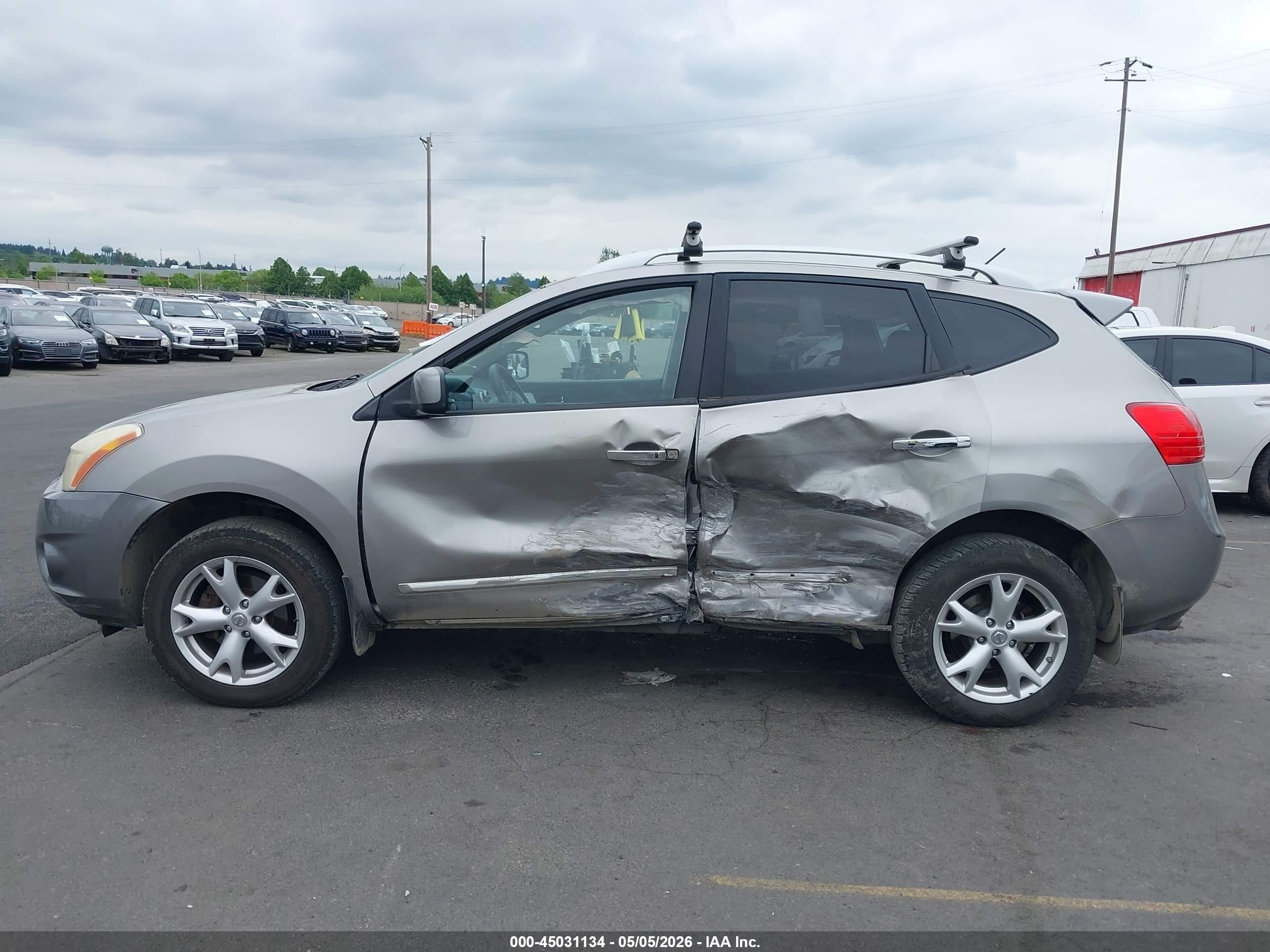 2011 Nissan Rogue Sv Серый vin: JN8AS5MV4BW309119