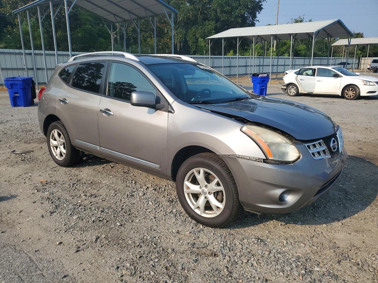 2011 Nissan Rogue S Серый vin: JN8AS5MV4BW662685