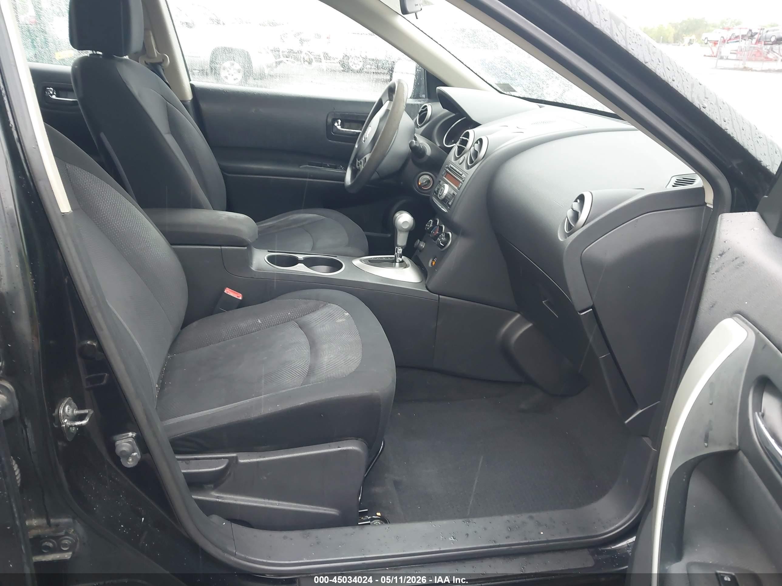 2011 Nissan Rogue S Black vin: JN8AS5MV4BW663111