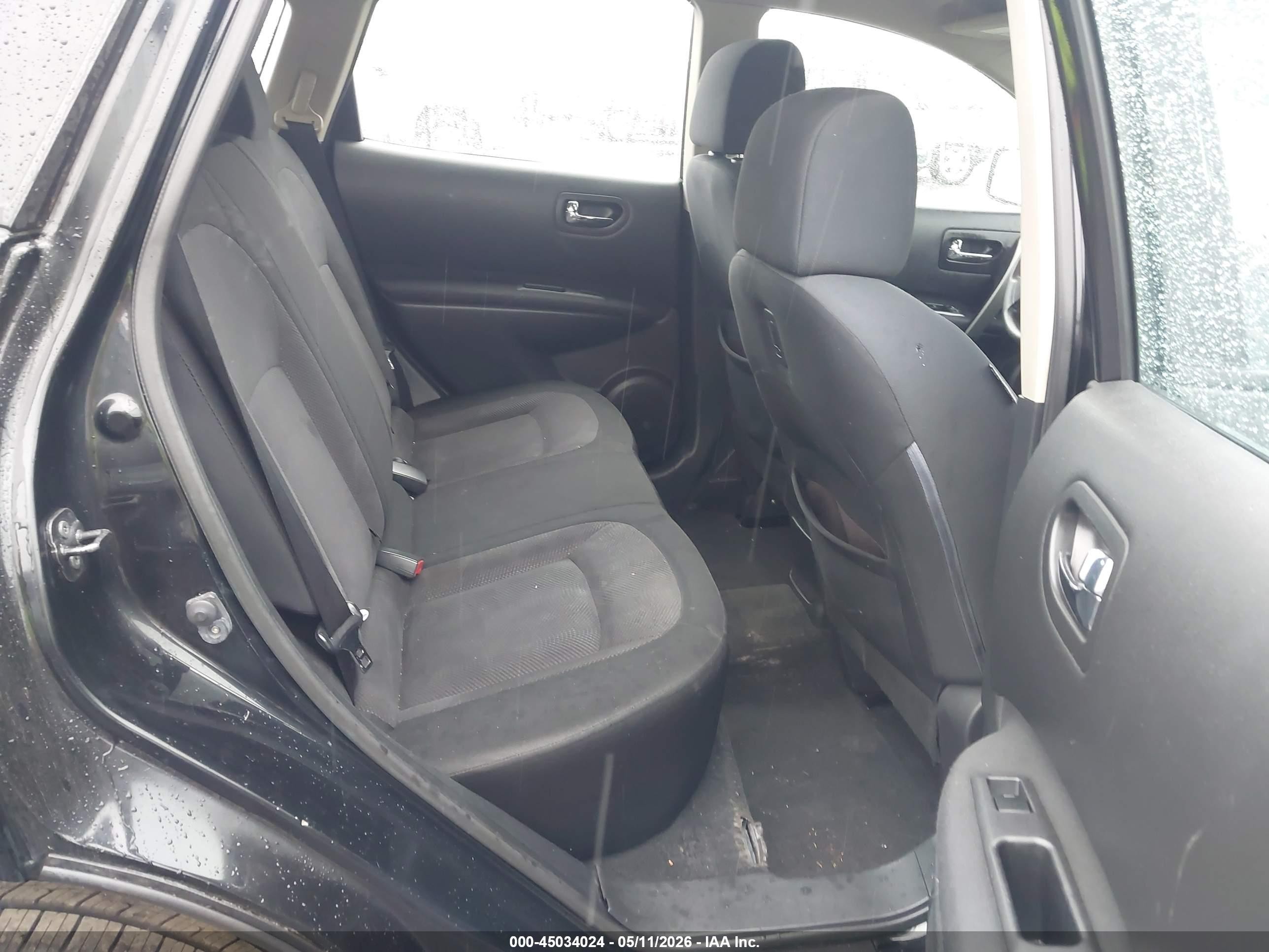 2011 Nissan Rogue S Black vin: JN8AS5MV4BW663111