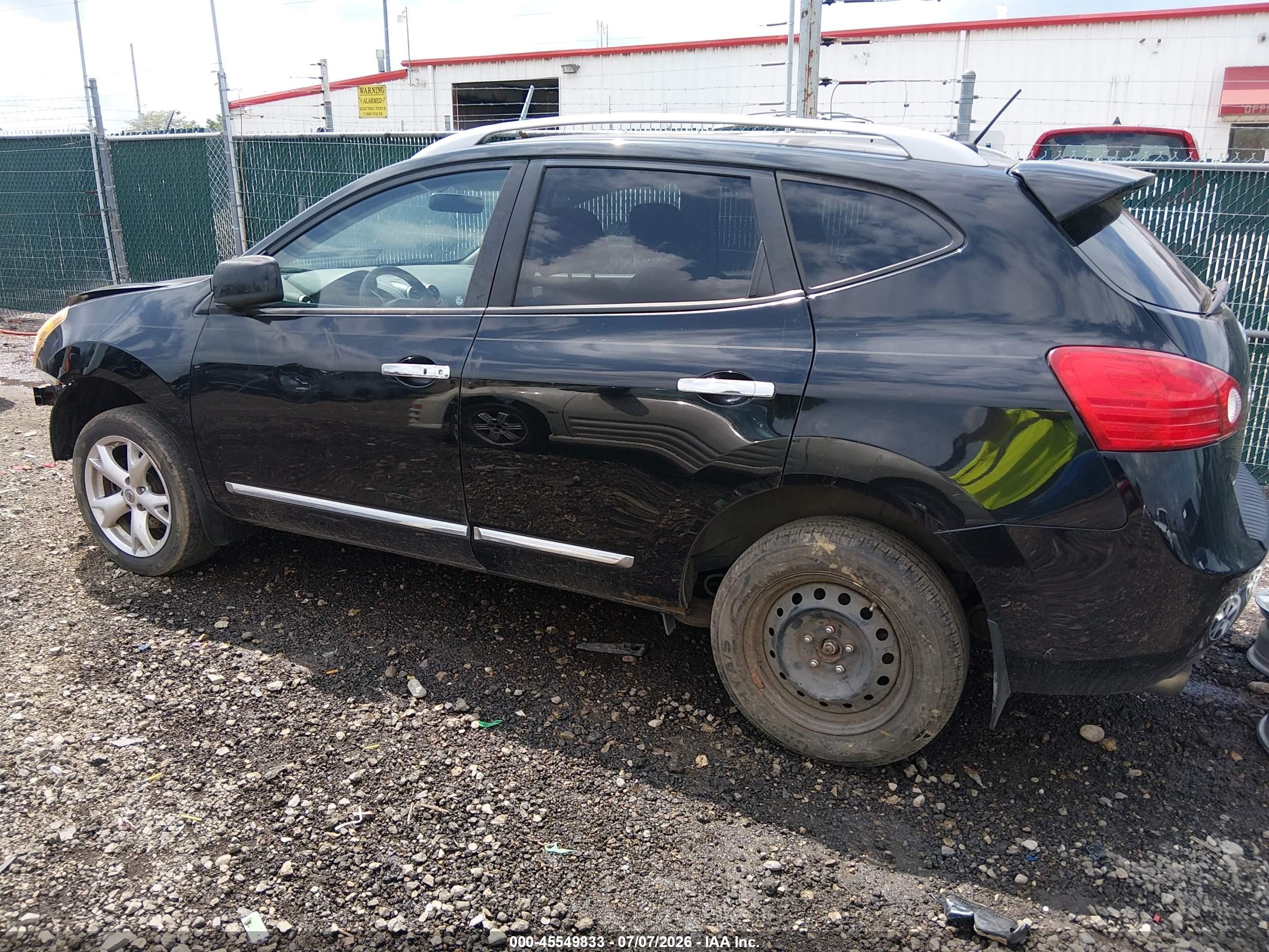 2011 Nissan Rogue Sv Black vin: JN8AS5MV4BW675310