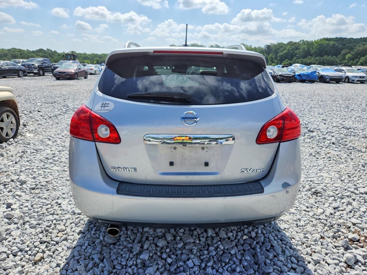 2011 Nissan Rogue S Silver vin: JN8AS5MV4BW676943