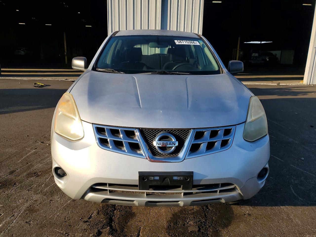 2011 Nissan Rogue S Silver vin: JN8AS5MV4BW681236