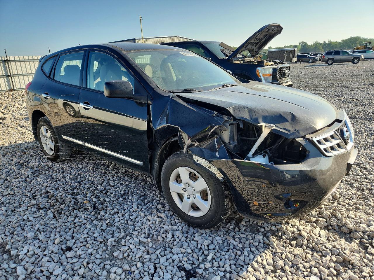 2011 Nissan Rogue S Black vin: JN8AS5MV4BW688932
