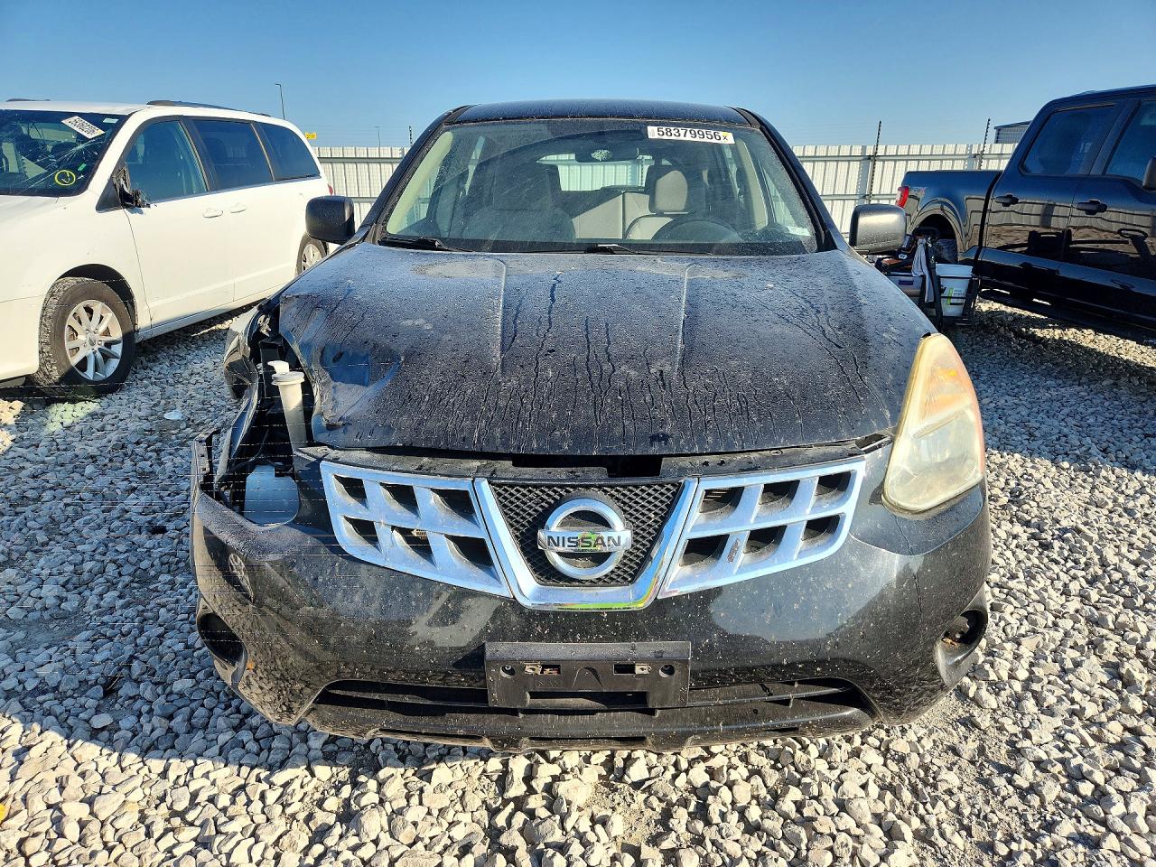 2011 Nissan Rogue S Black vin: JN8AS5MV4BW688932