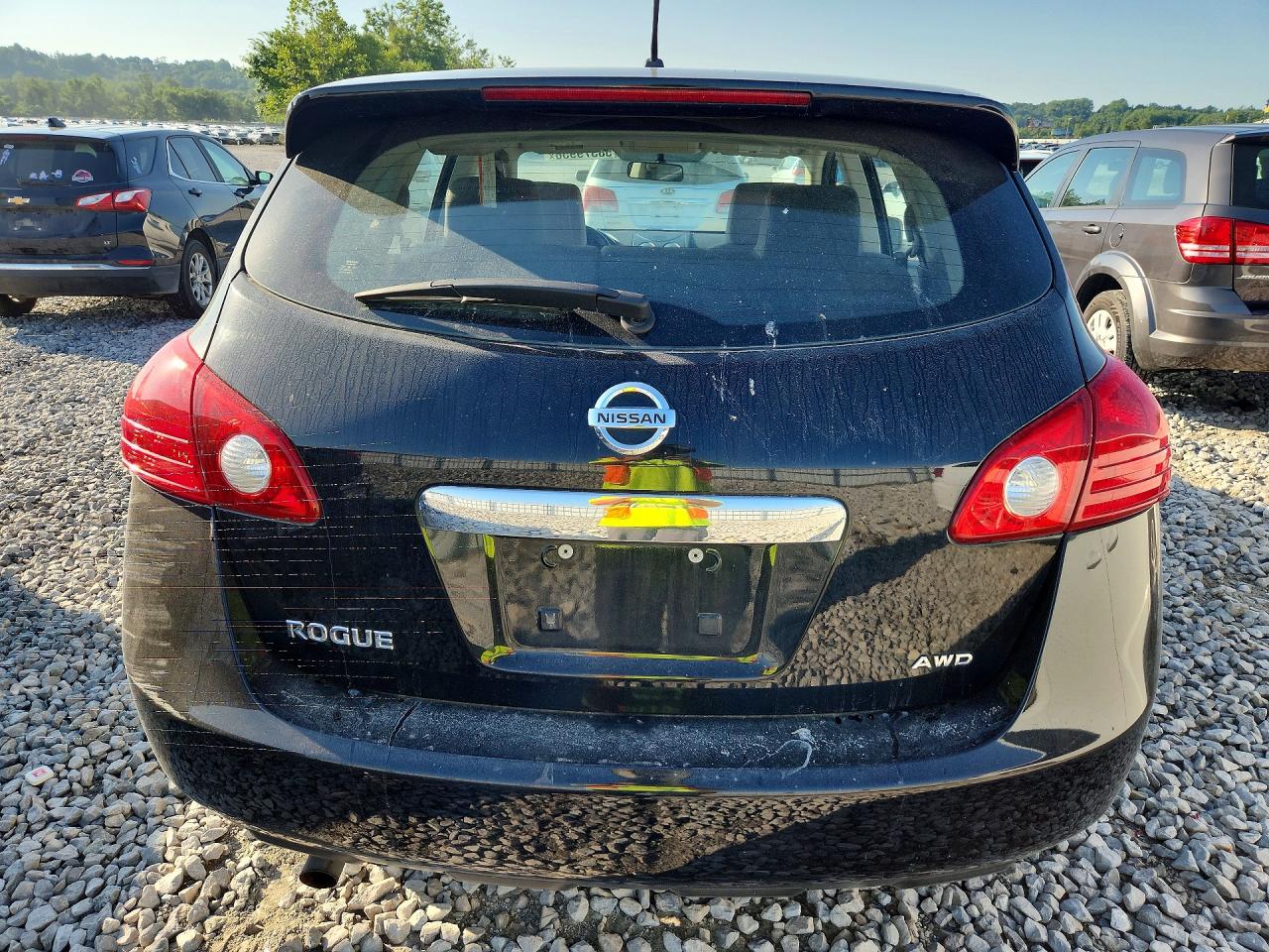 2011 Nissan Rogue S Black vin: JN8AS5MV4BW688932