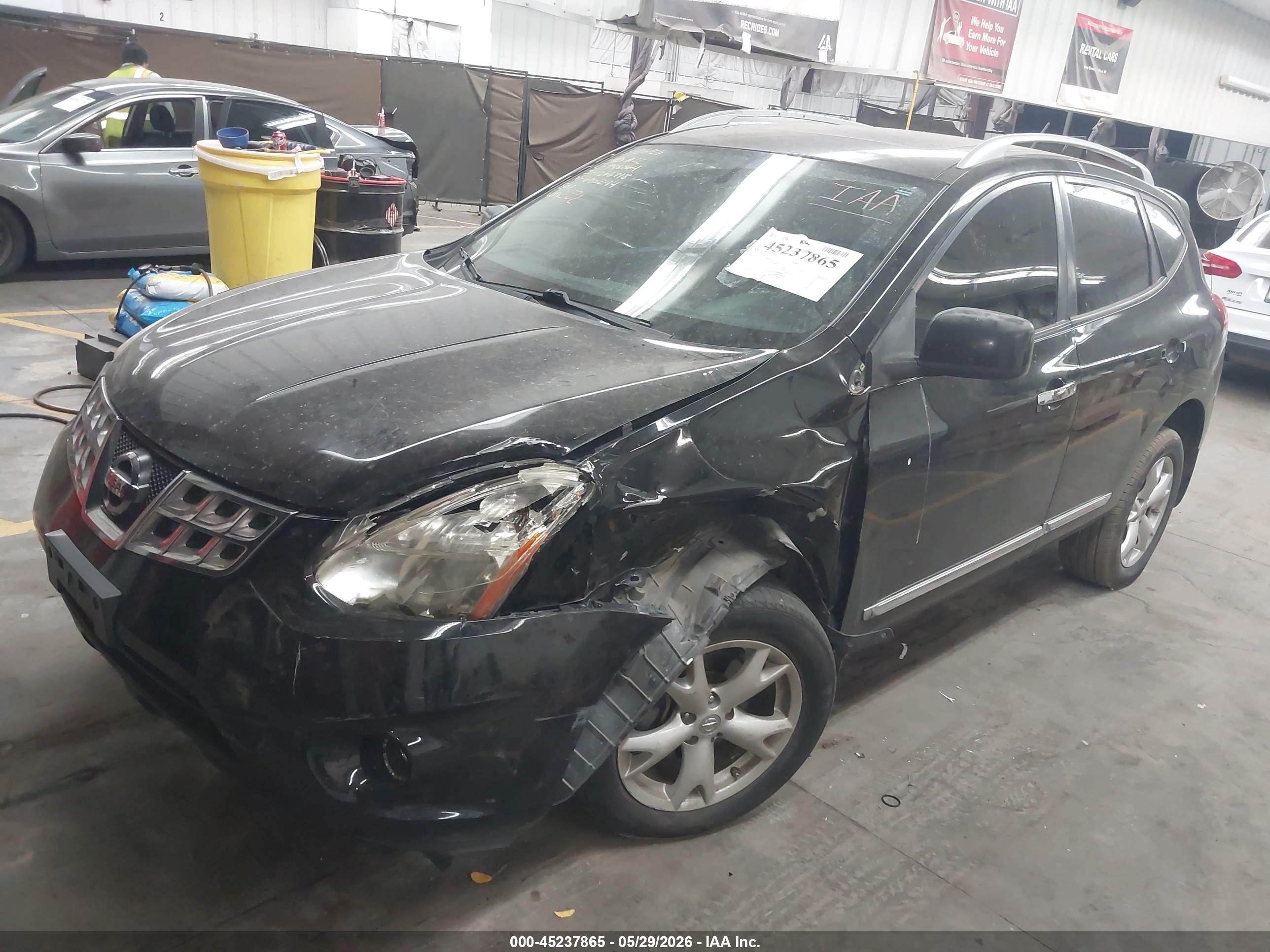2011 Nissan Rogue Sv Black vin: JN8AS5MV4BW690244