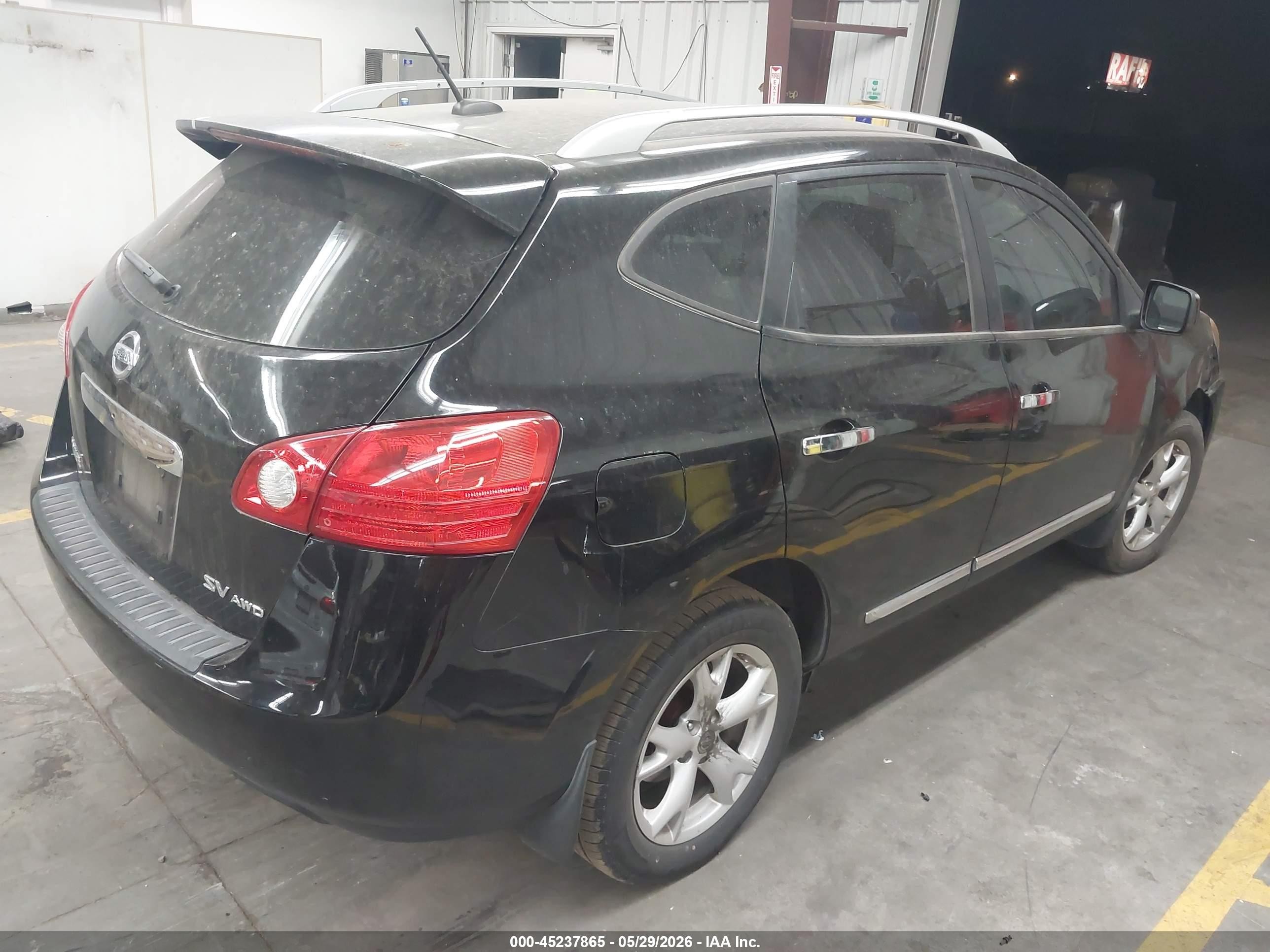 2011 Nissan Rogue Sv Black vin: JN8AS5MV4BW690244