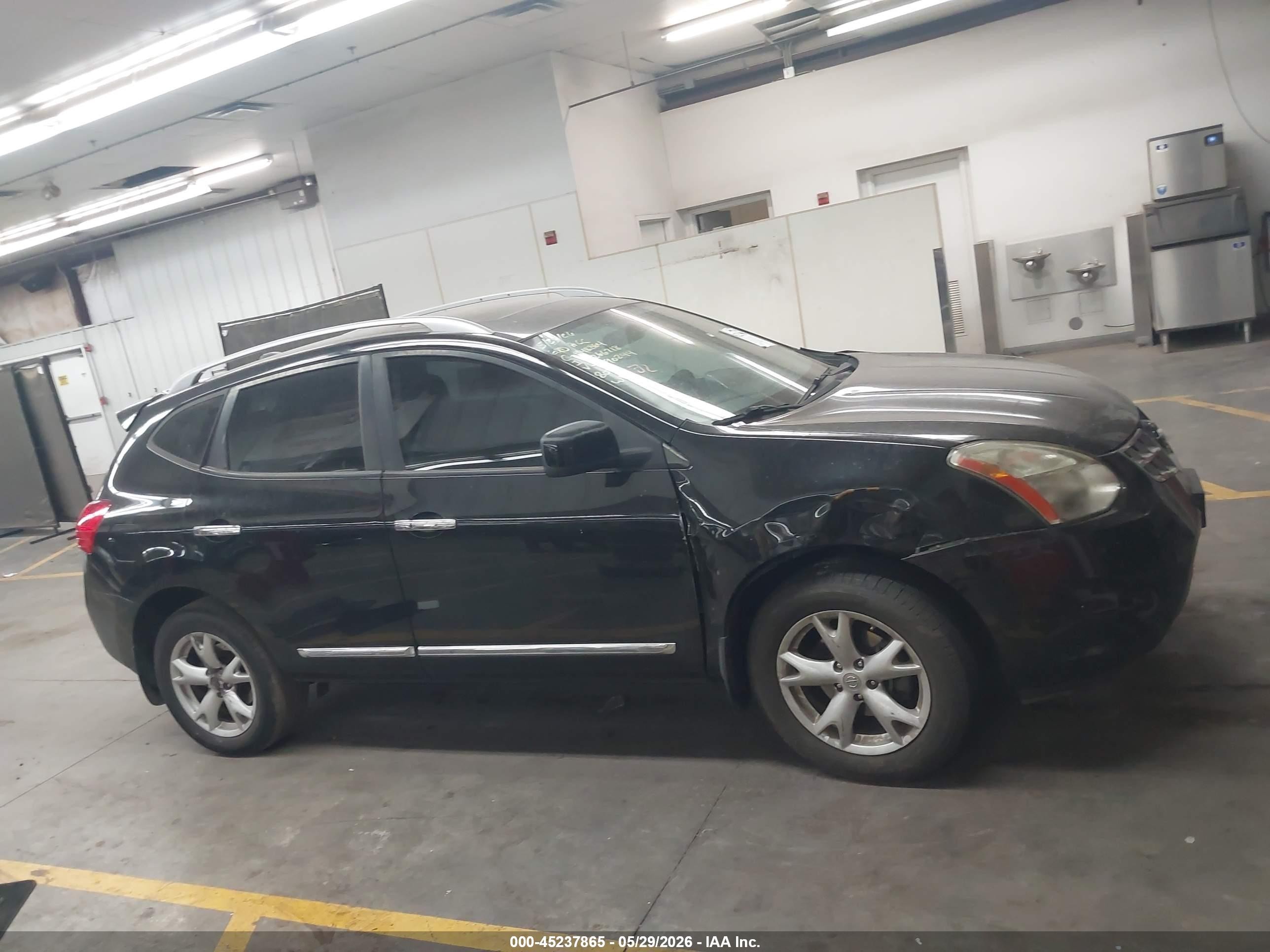 2011 Nissan Rogue Sv Black vin: JN8AS5MV4BW690244