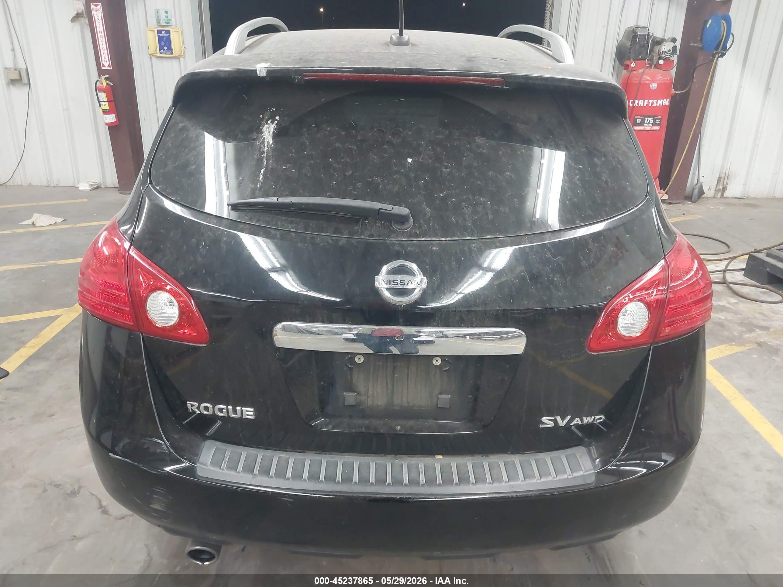 2011 Nissan Rogue Sv Black vin: JN8AS5MV4BW690244