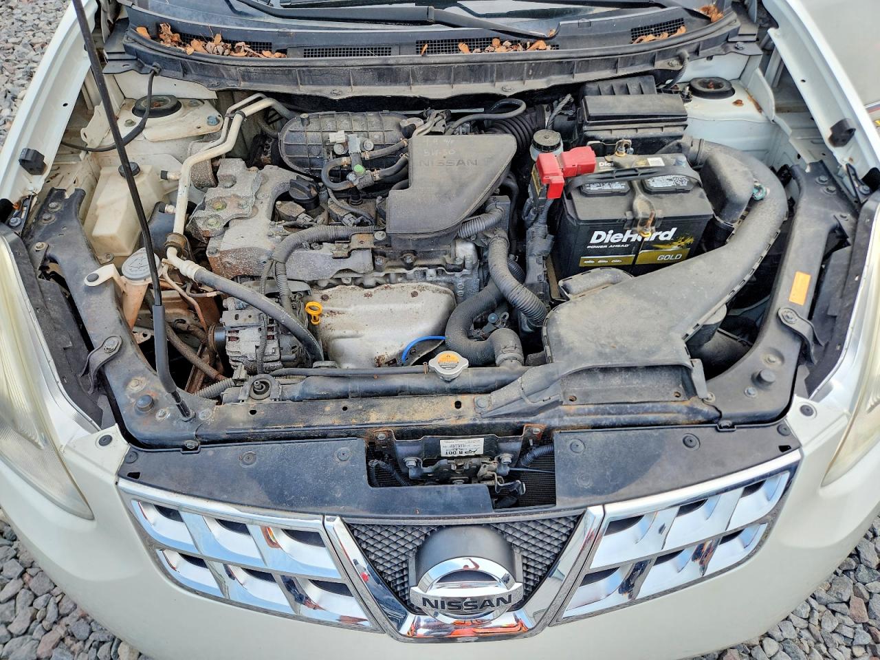 2012 Nissan Rogue S White vin: JN8AS5MV4CW353672