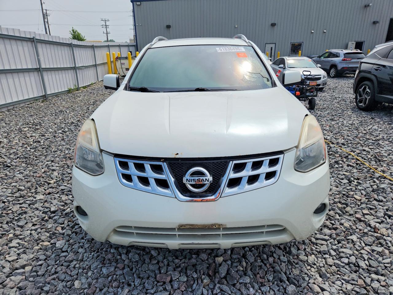 2012 Nissan Rogue S White vin: JN8AS5MV4CW353672