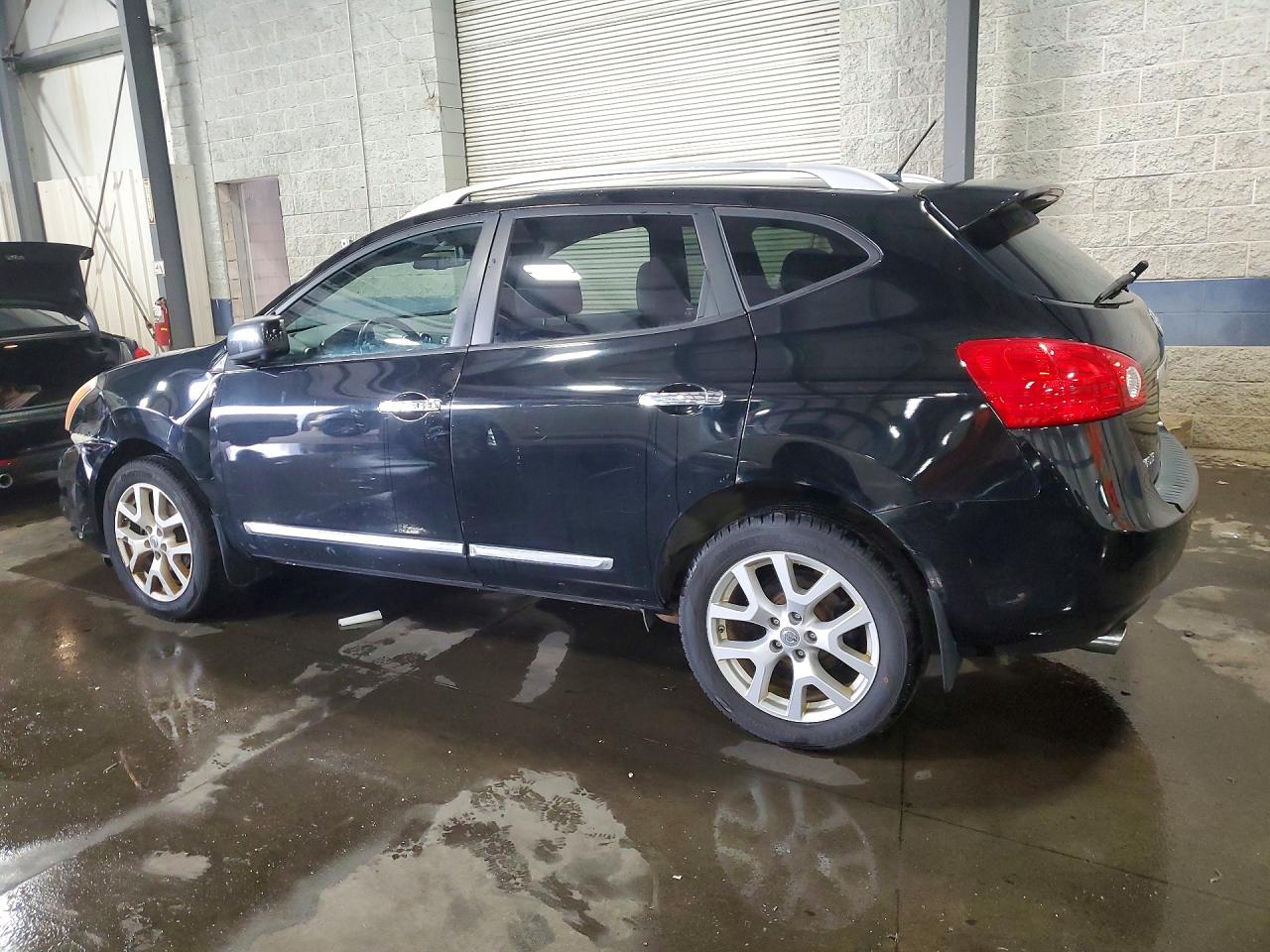 2012 Nissan Rogue S Black vin: JN8AS5MV4CW360461