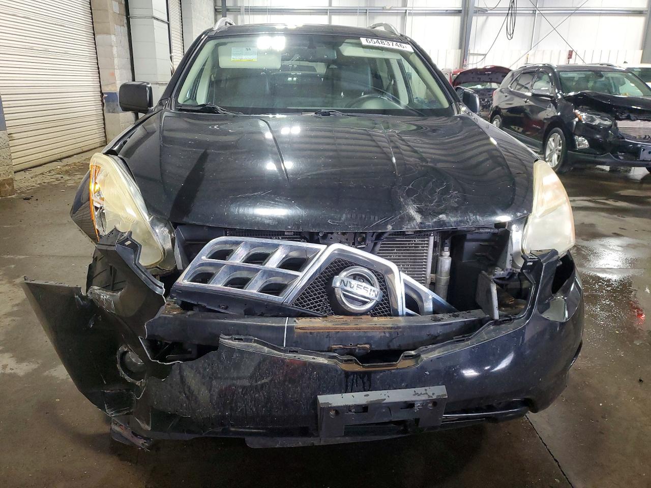 2012 Nissan Rogue S Black vin: JN8AS5MV4CW360461
