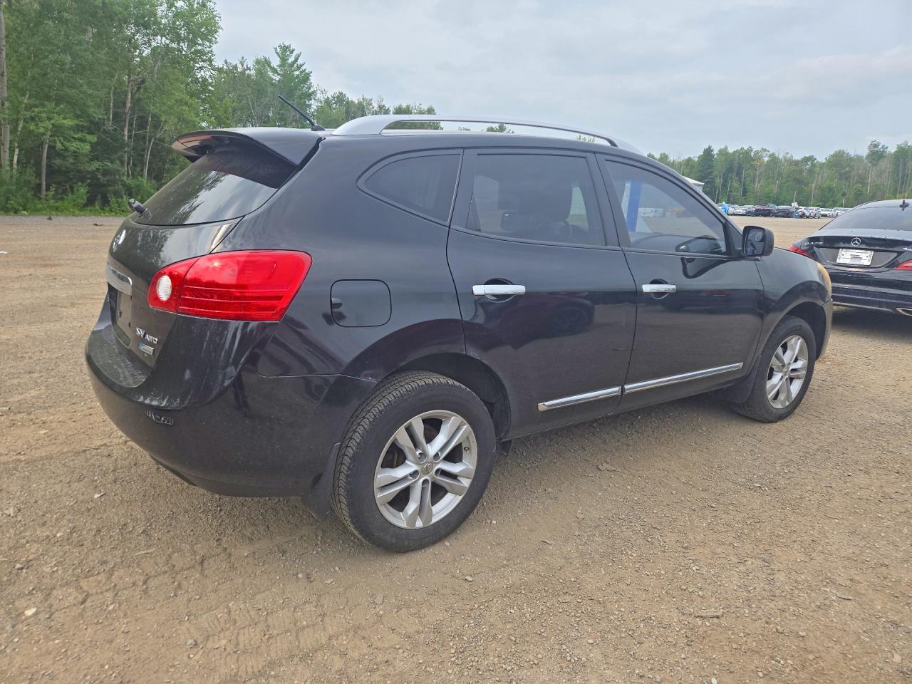 2012 Nissan Rogue S Черный vin: JN8AS5MV4CW362226