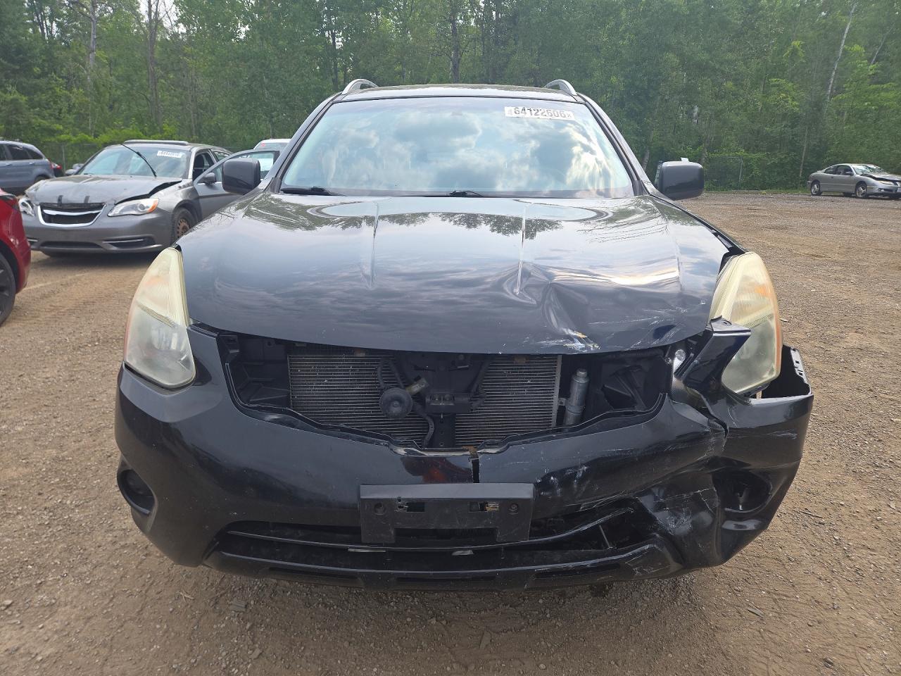 2012 Nissan Rogue S Черный vin: JN8AS5MV4CW362226